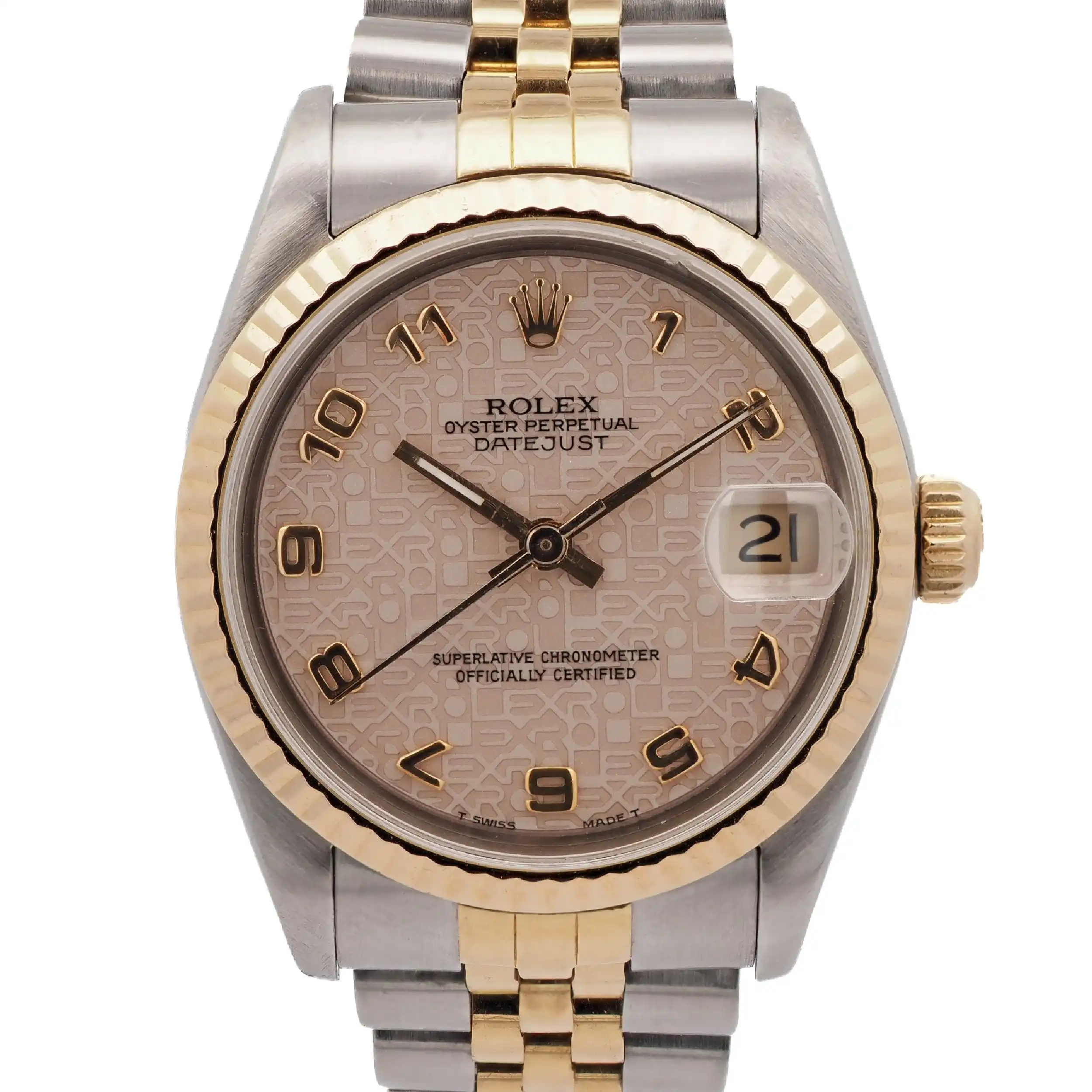 Rolex Datejust 31mm Stahl Gold Ref. 68273 mit Papieren aus 1992