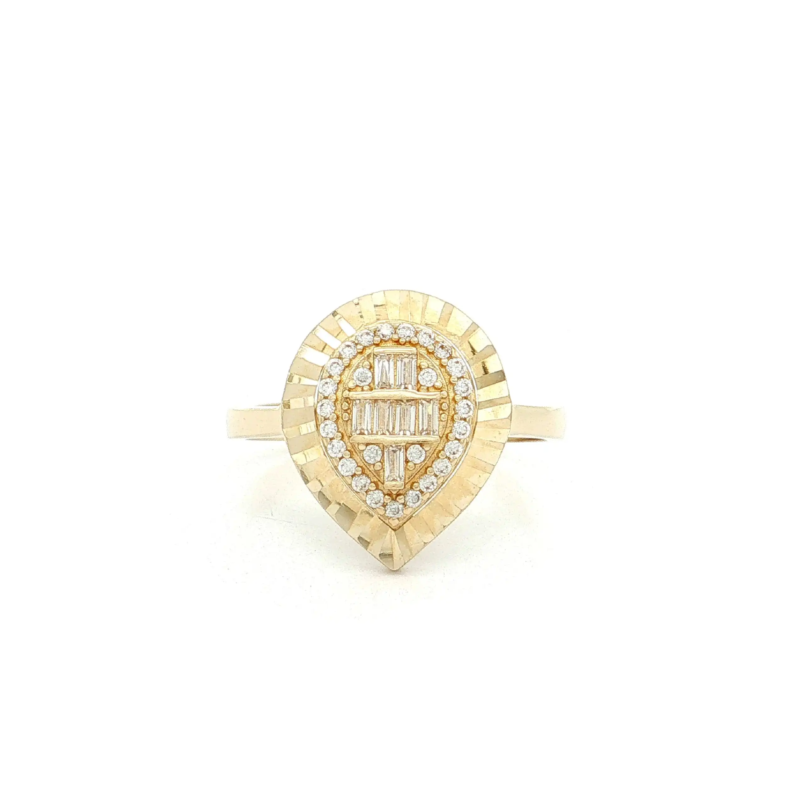 Ring Gelbgold mit Zirkonia Ring Gelbgold mit Zirkonia