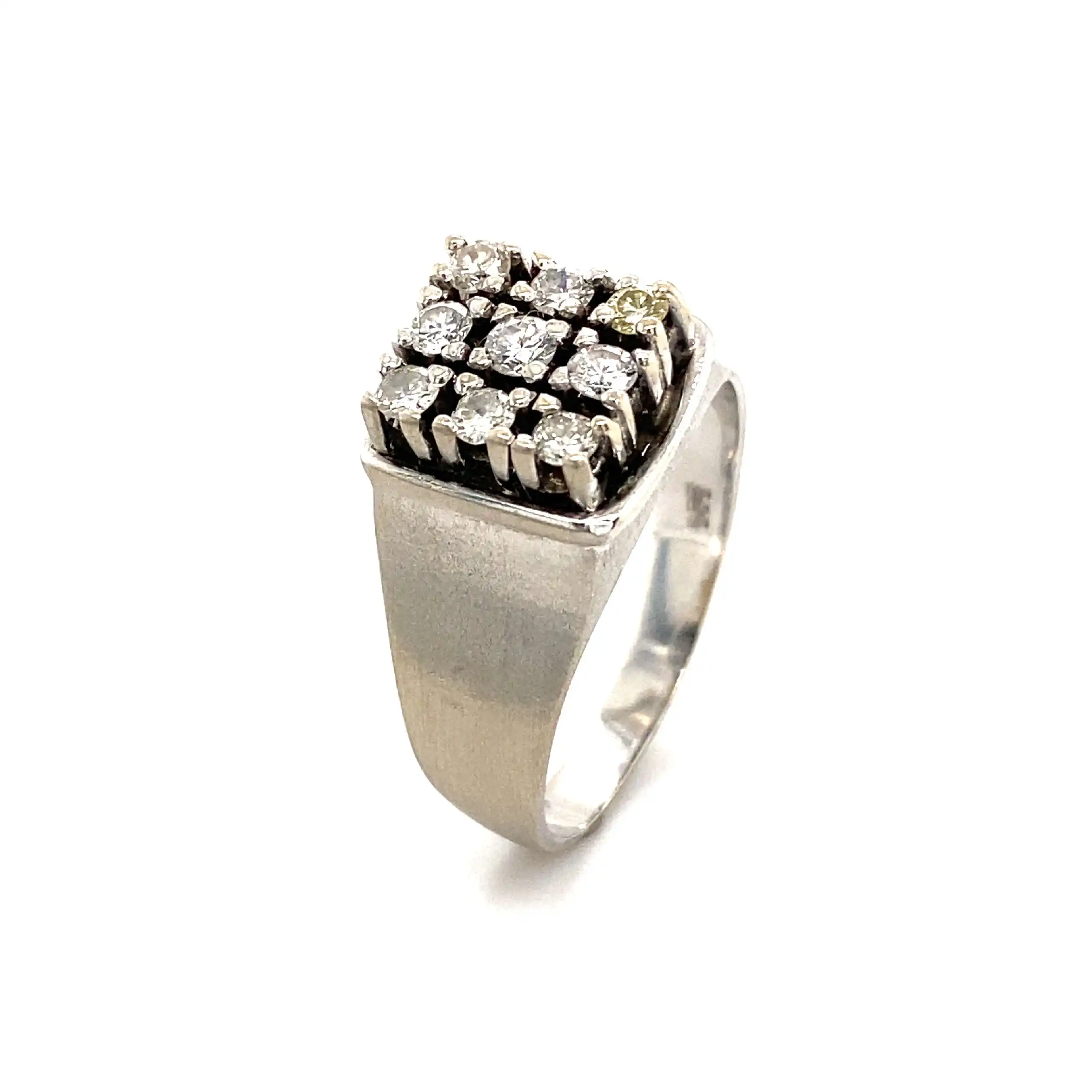 Ring Weißgold mit Brillanten Ring Weißgold mit Brillanten