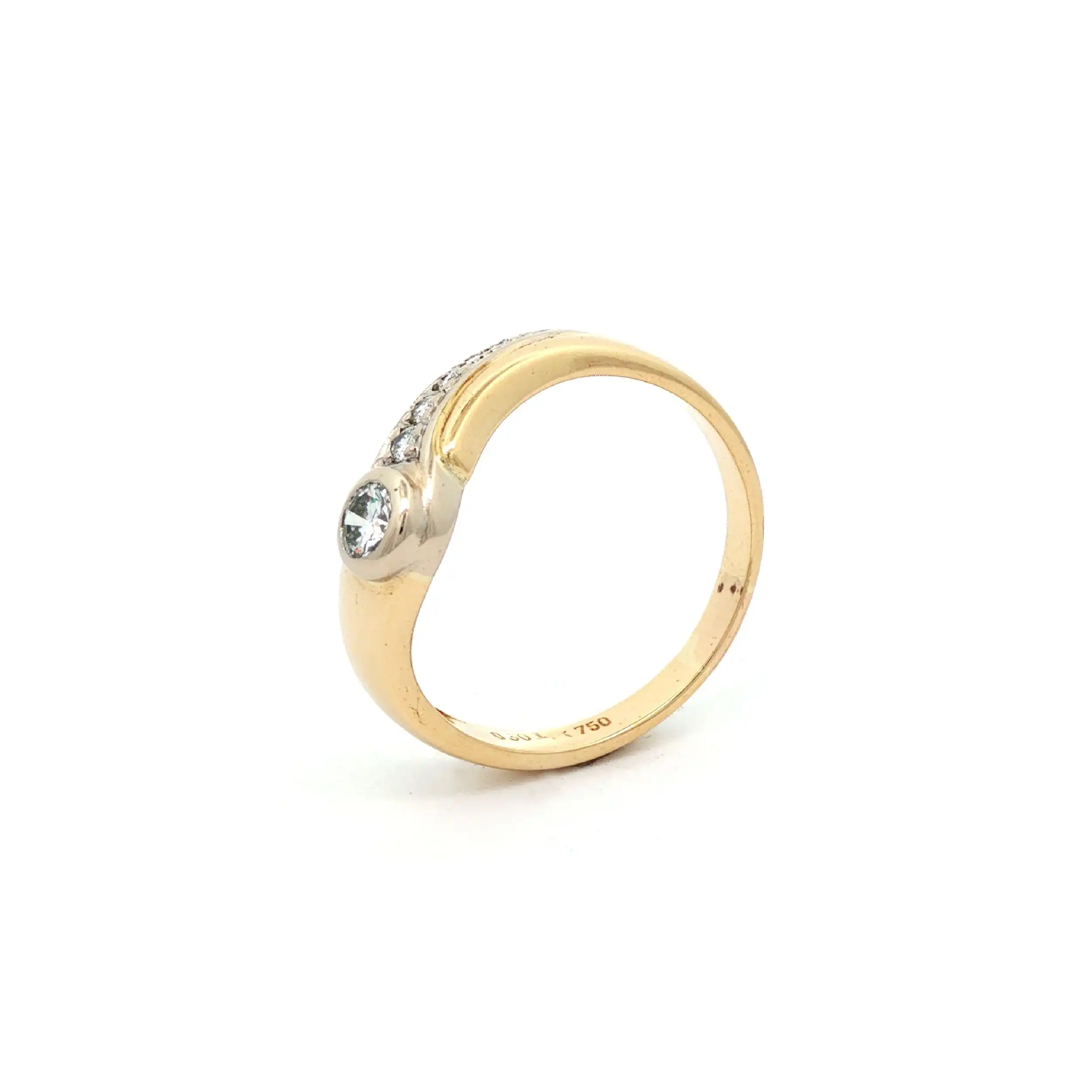 Ring Gelbgold mit Brillanten