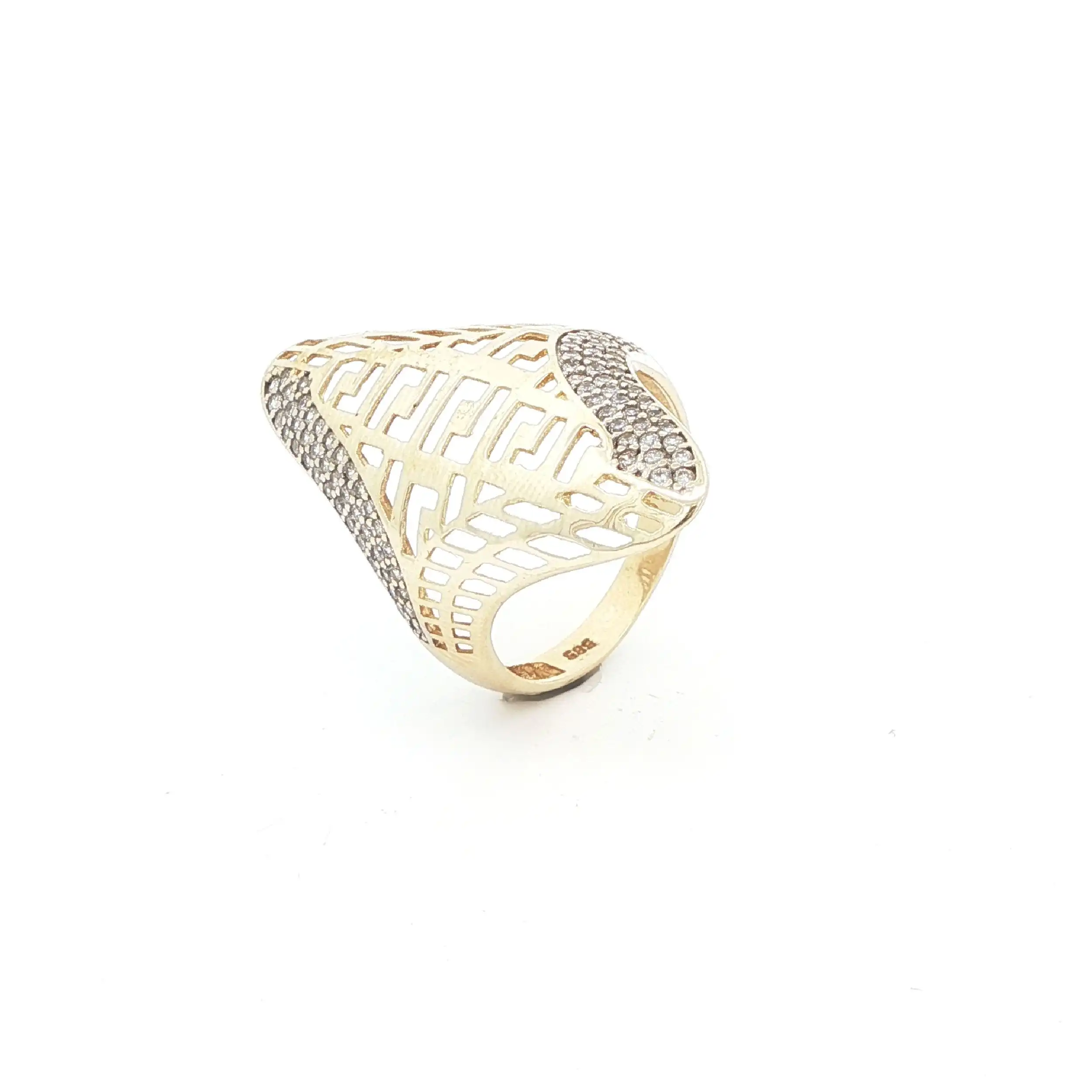 Damenring Bicolor mit Zirkonia