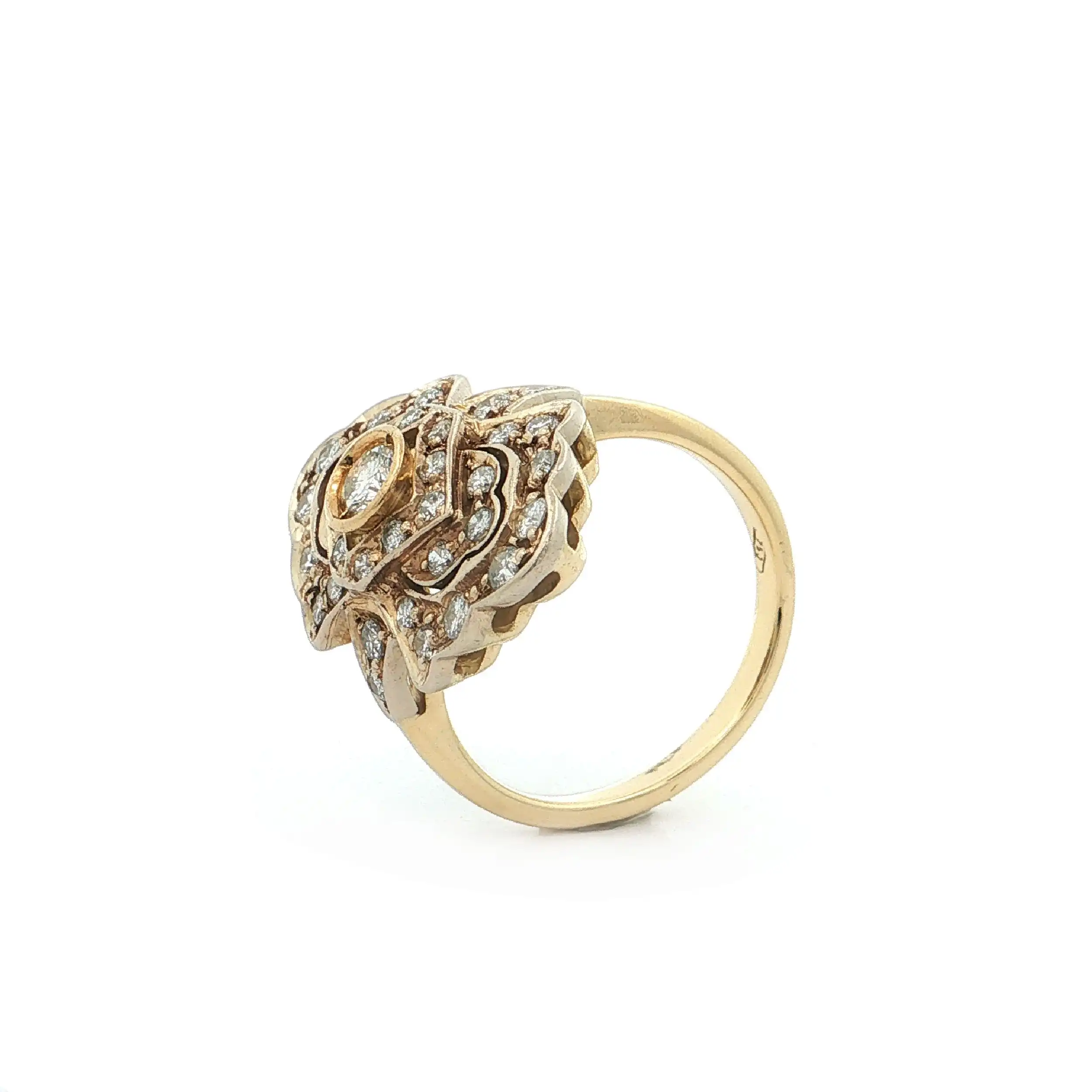 Ring Gelbgold mit Brillanten Ring Gelbgold mit Brillanten