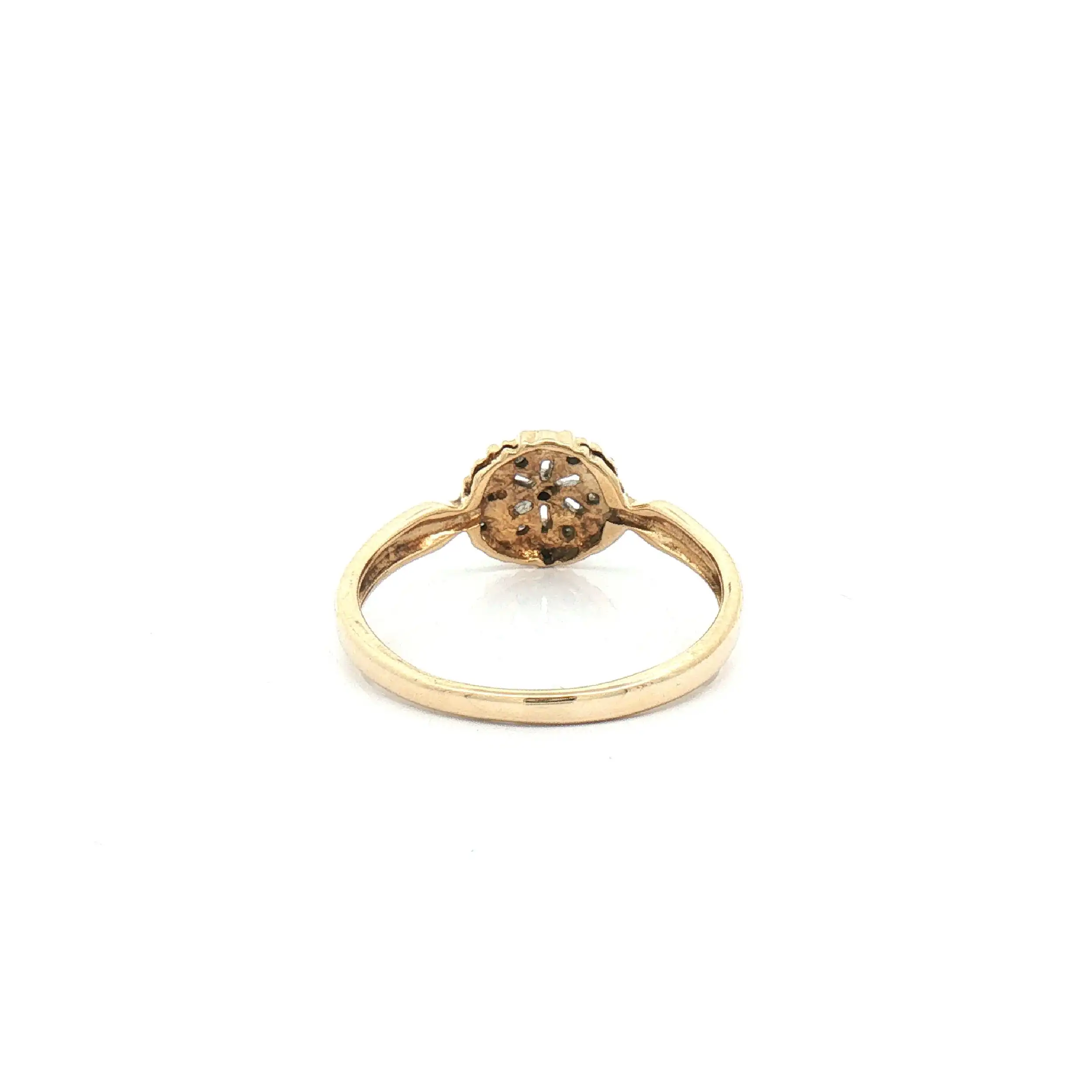 Ring Bicolor mit Diamanten 'Schneeflocke'