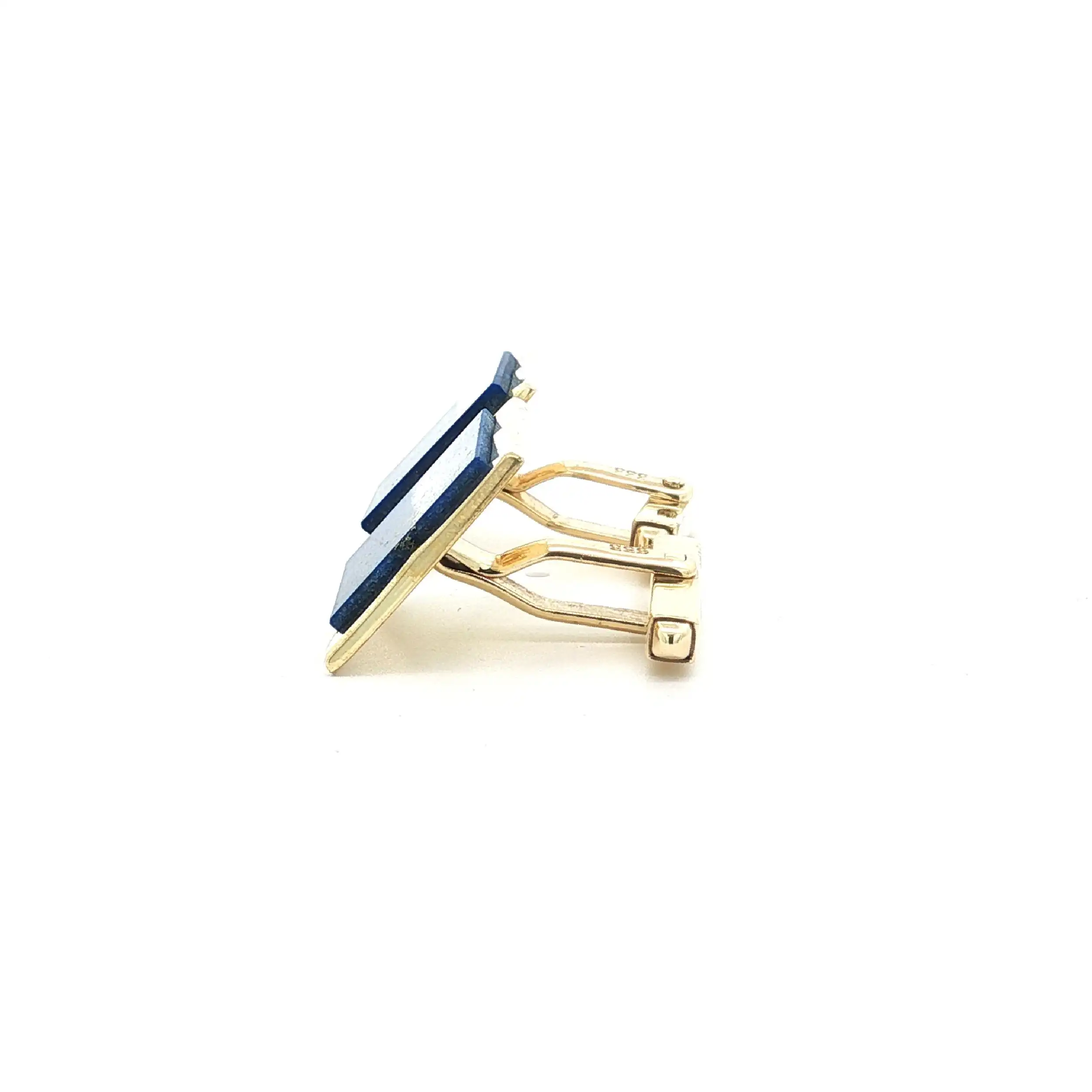 Manschettenknöpfe Gelbgold mit Lapislazuli Manschettenknöpfe Gelbgold mit Lapislazuli