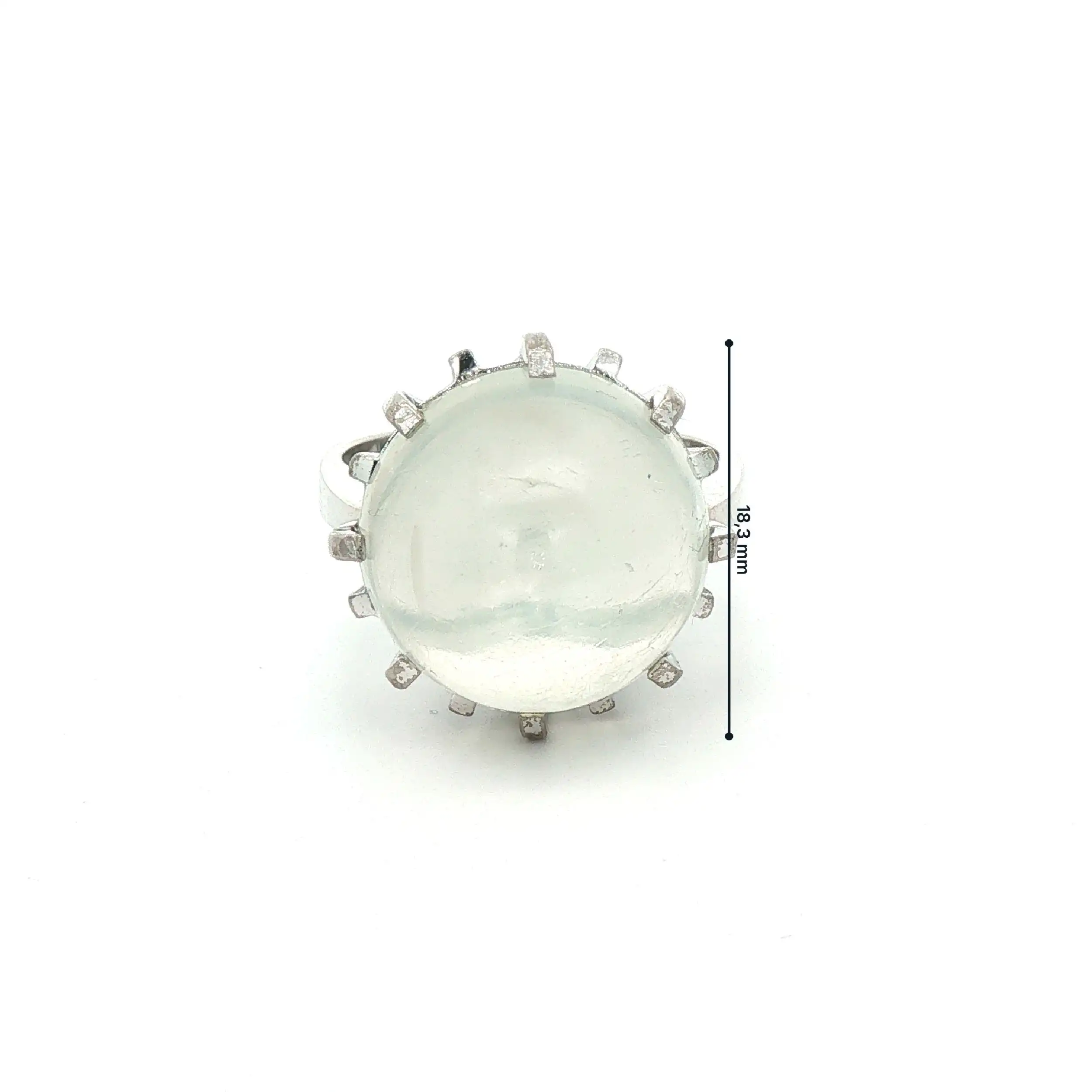 Ring Weißgold mit Mondstein