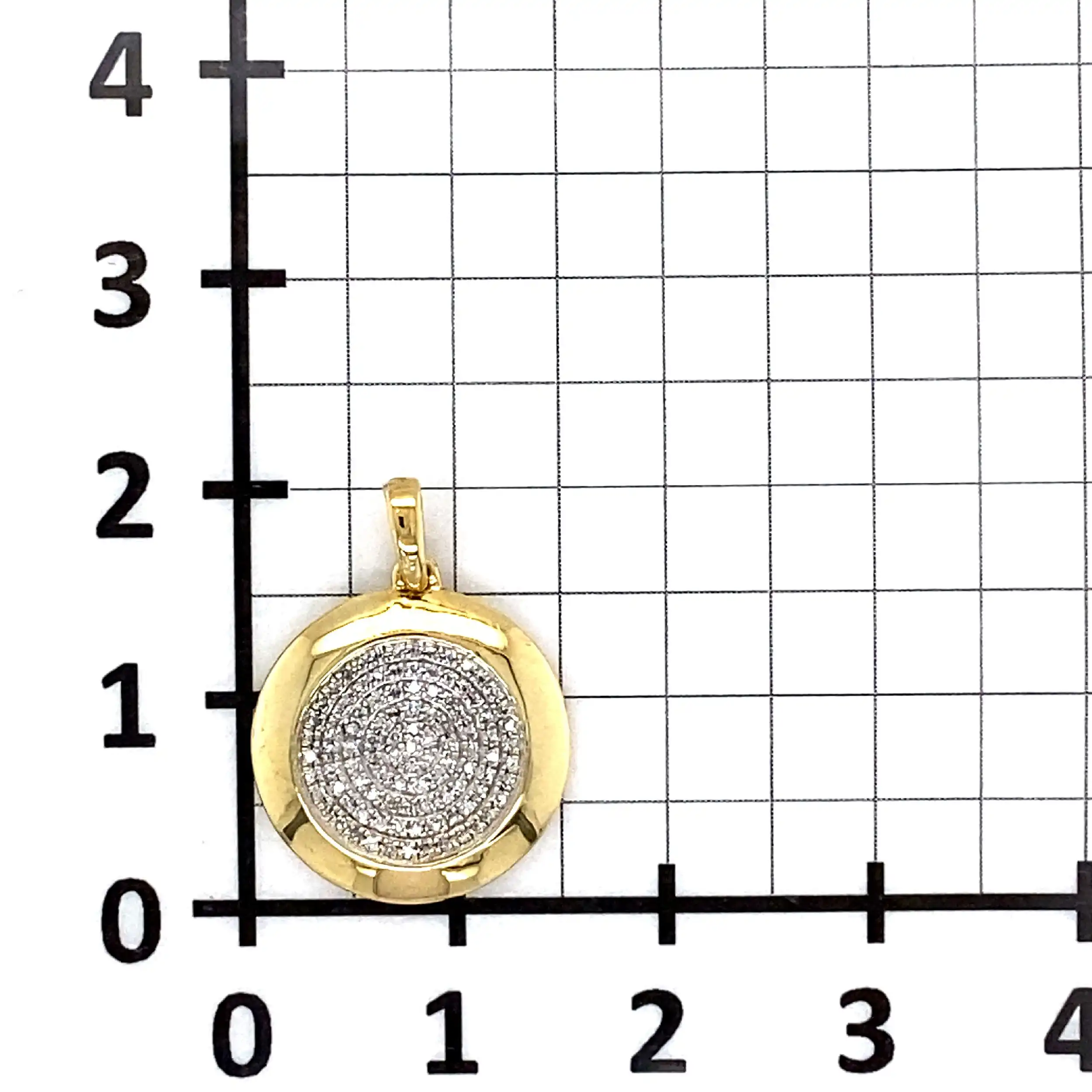 Anhänger Gelbgold mit Diamanten Anhänger Gelbgold mit Diamanten