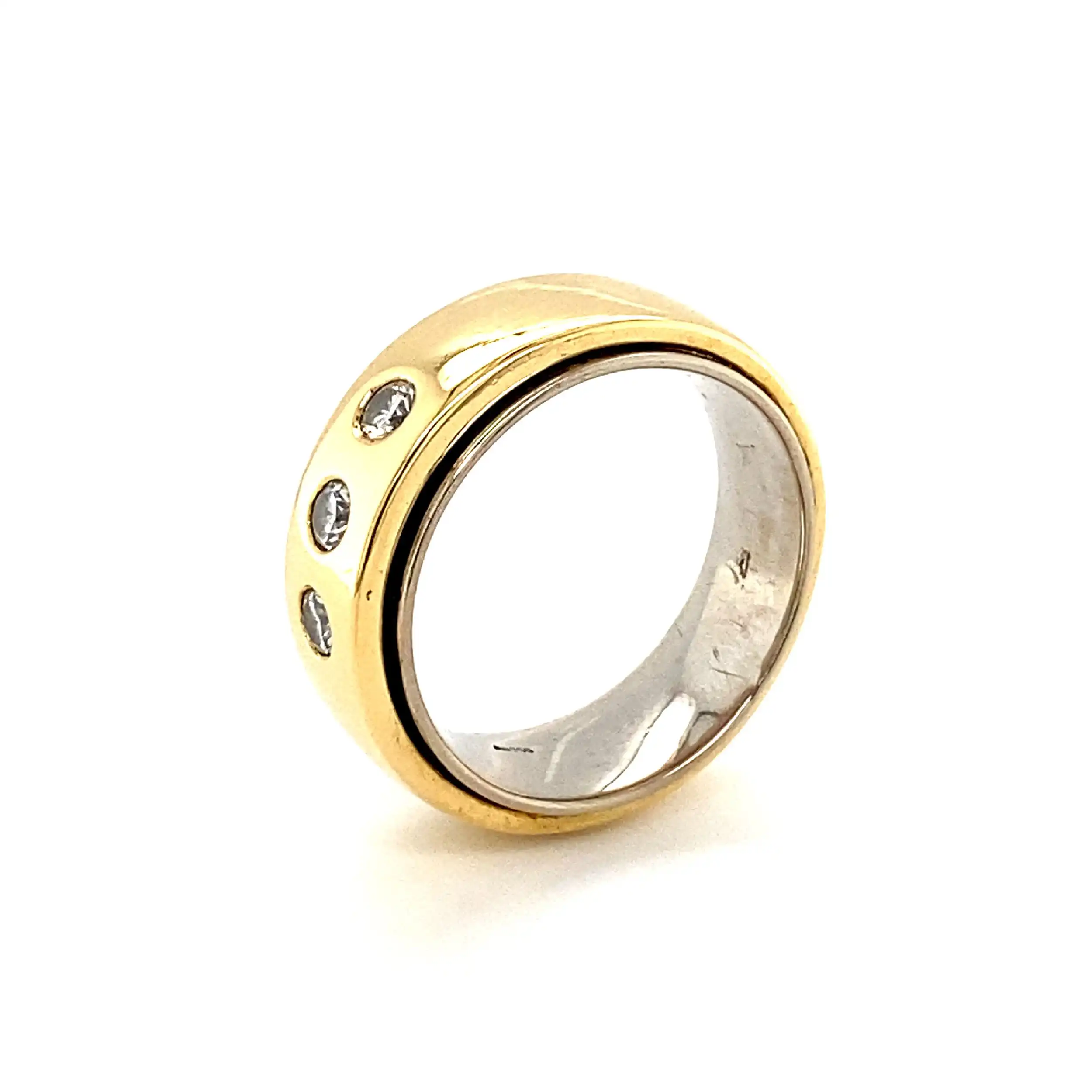 Ring Bicolor mit Brillanten