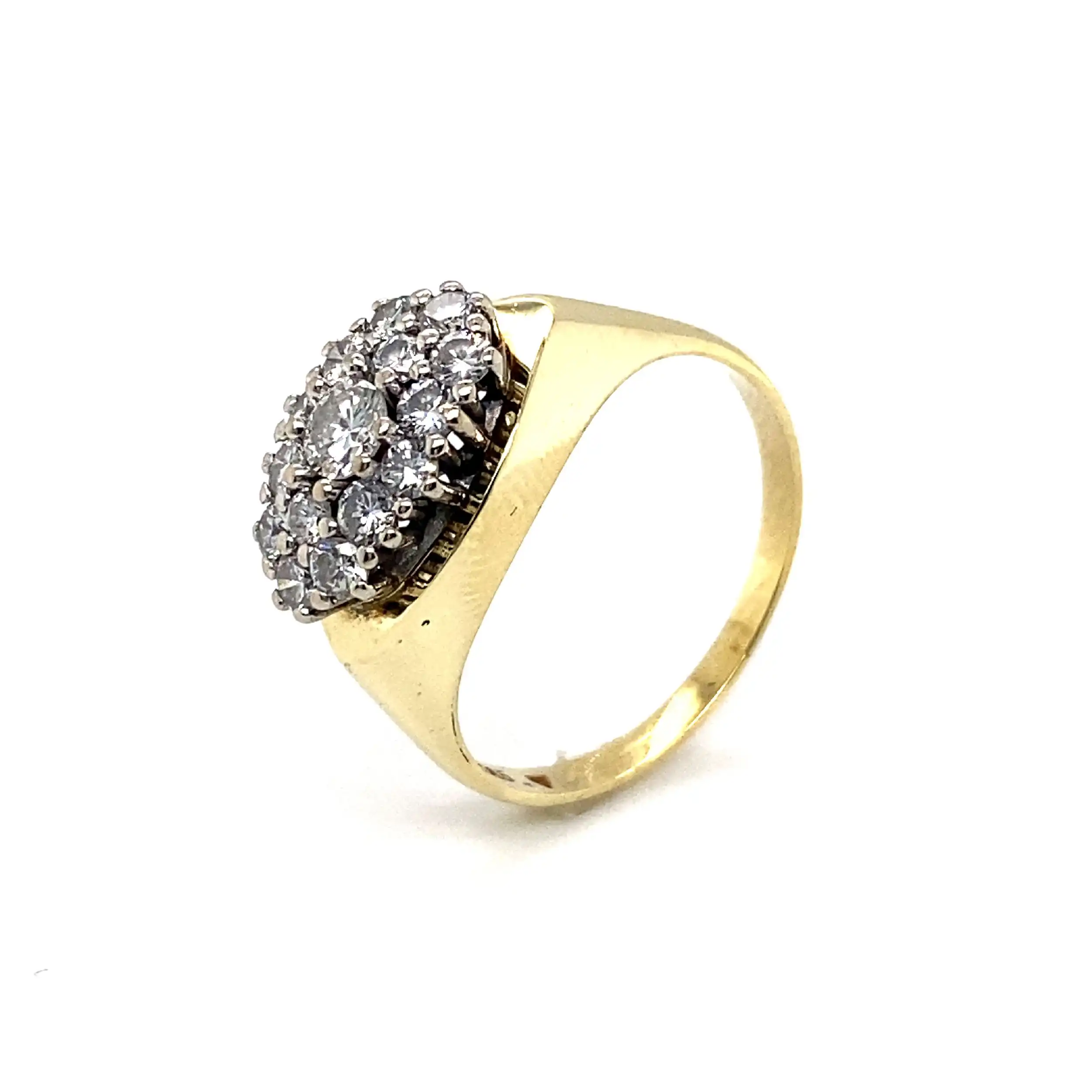 Ring Gelbgold mit Brillanten Ring Gelbgold mit Brillanten