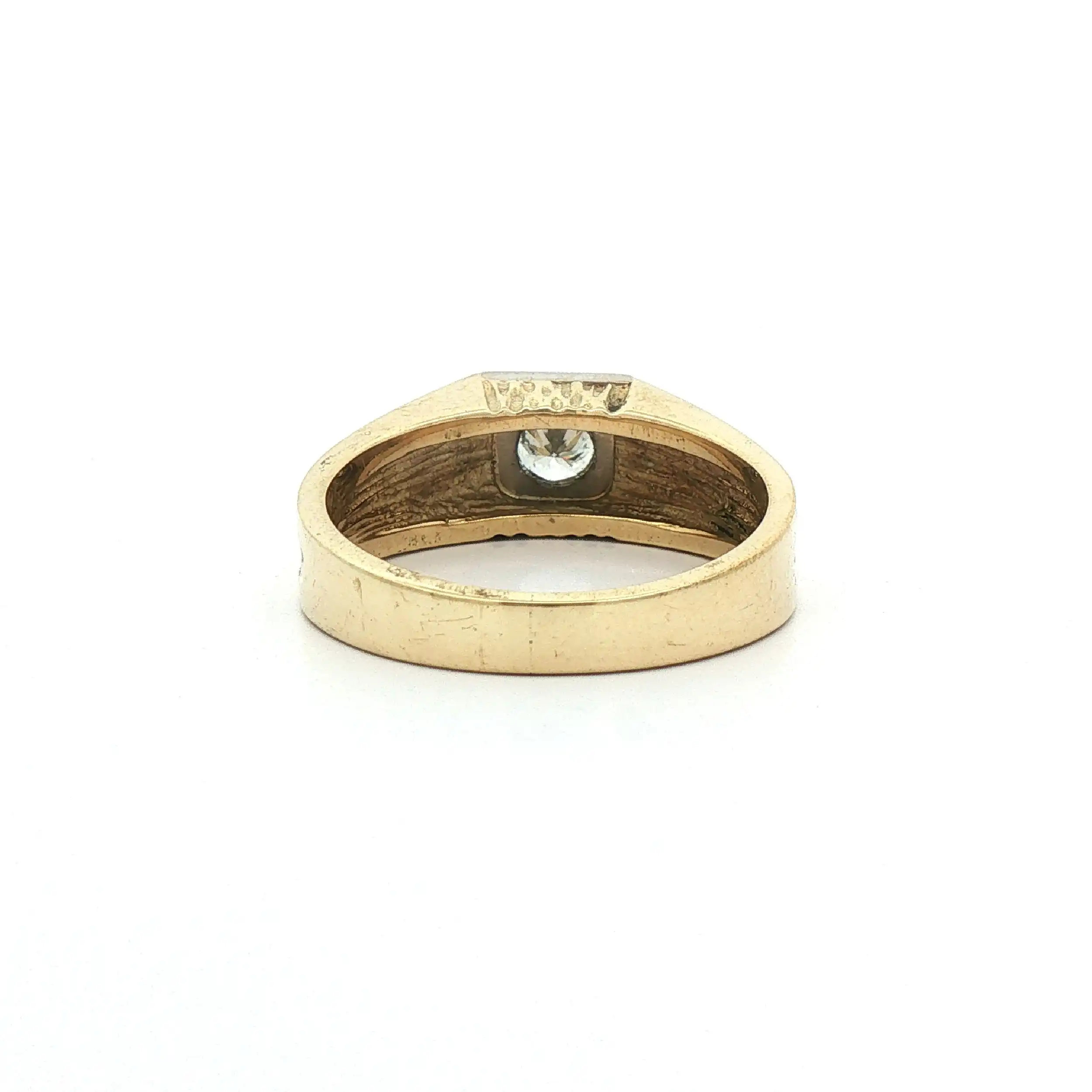 Ring Bicolor mit Brillant Ring Bicolor mit Brillant