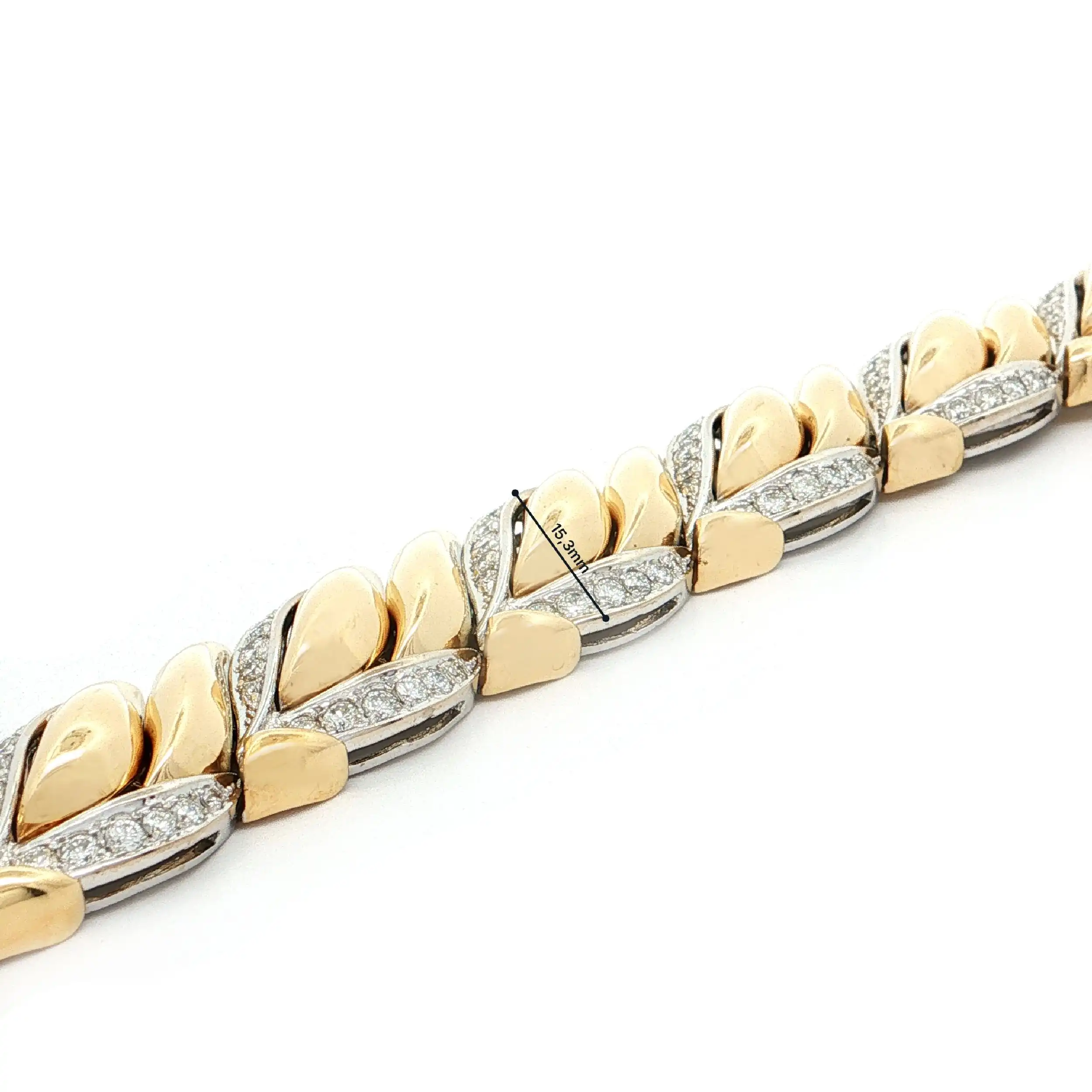 Armband Bicolor mit Brillanten