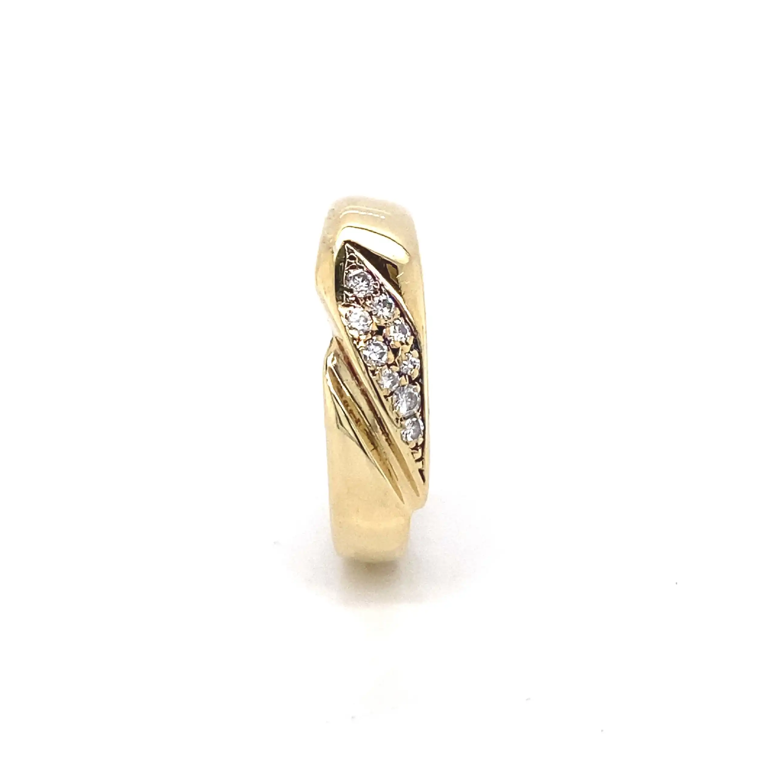 Ring Gelbgold mit Brillanten Ring Gelbgold mit Brillanten