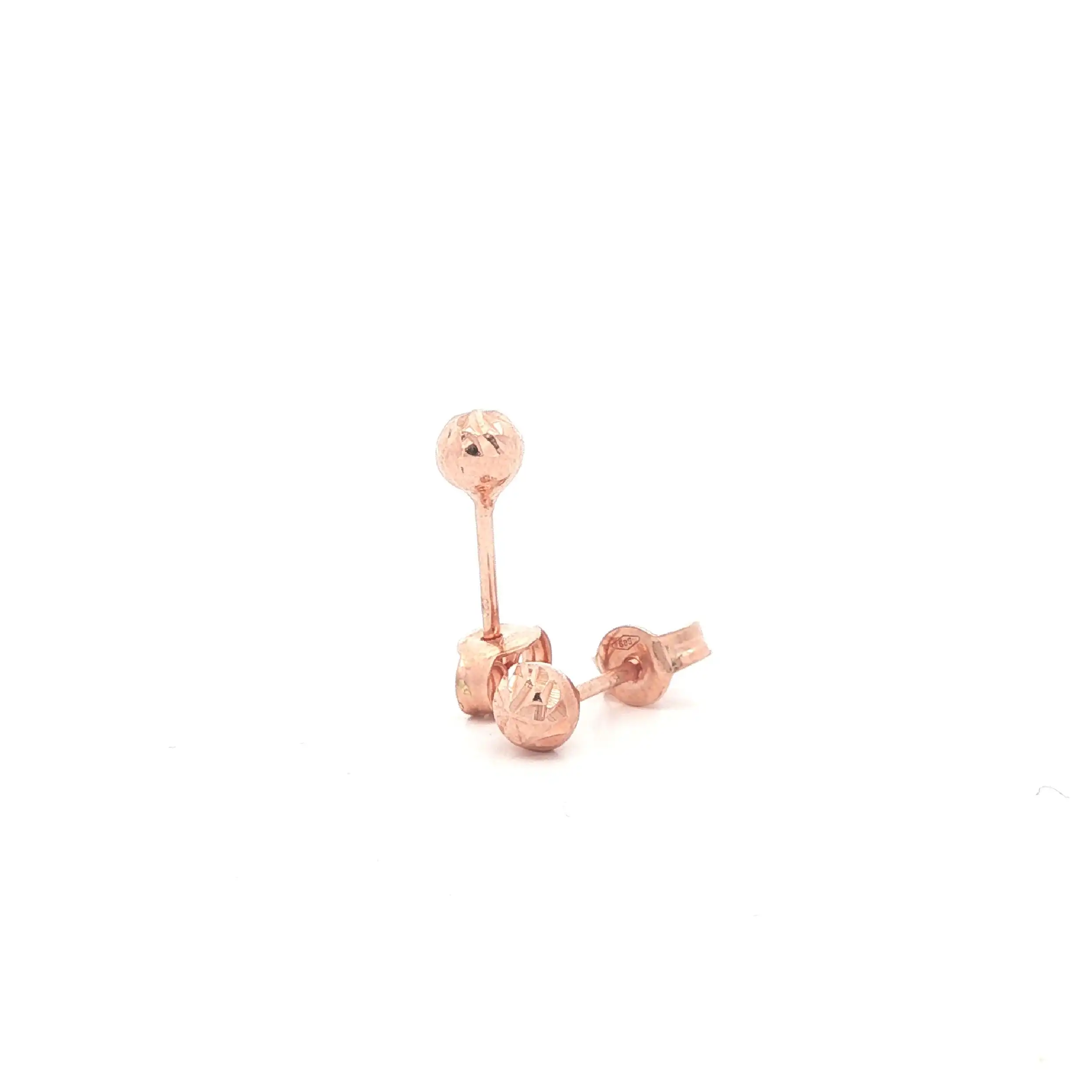 Ohrstecker Roségold Kügelchen Ohrstecker Roségold Kügelchen