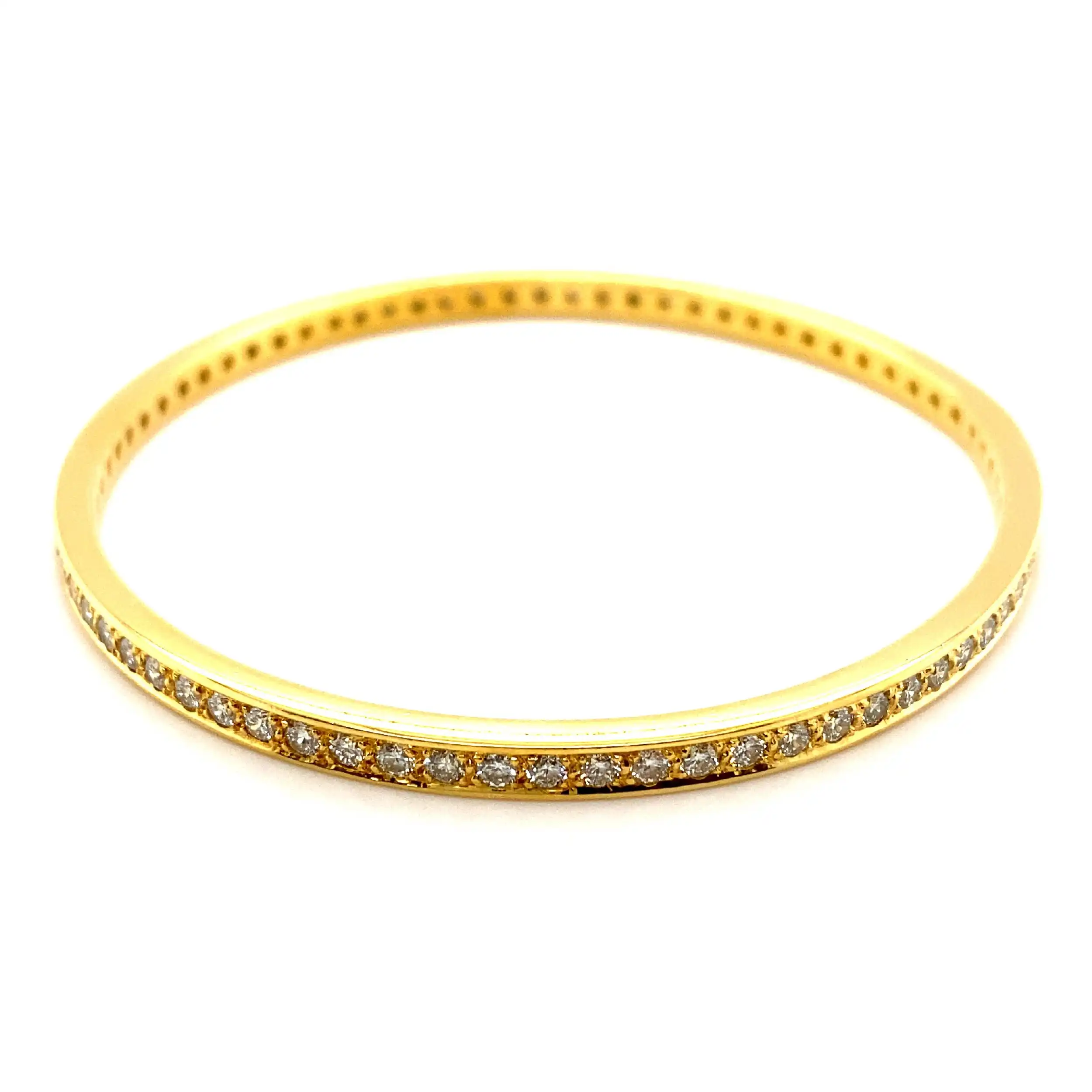 Armreif Gelbgold mit Brillanten Armreif Gelbgold mit Brillanten