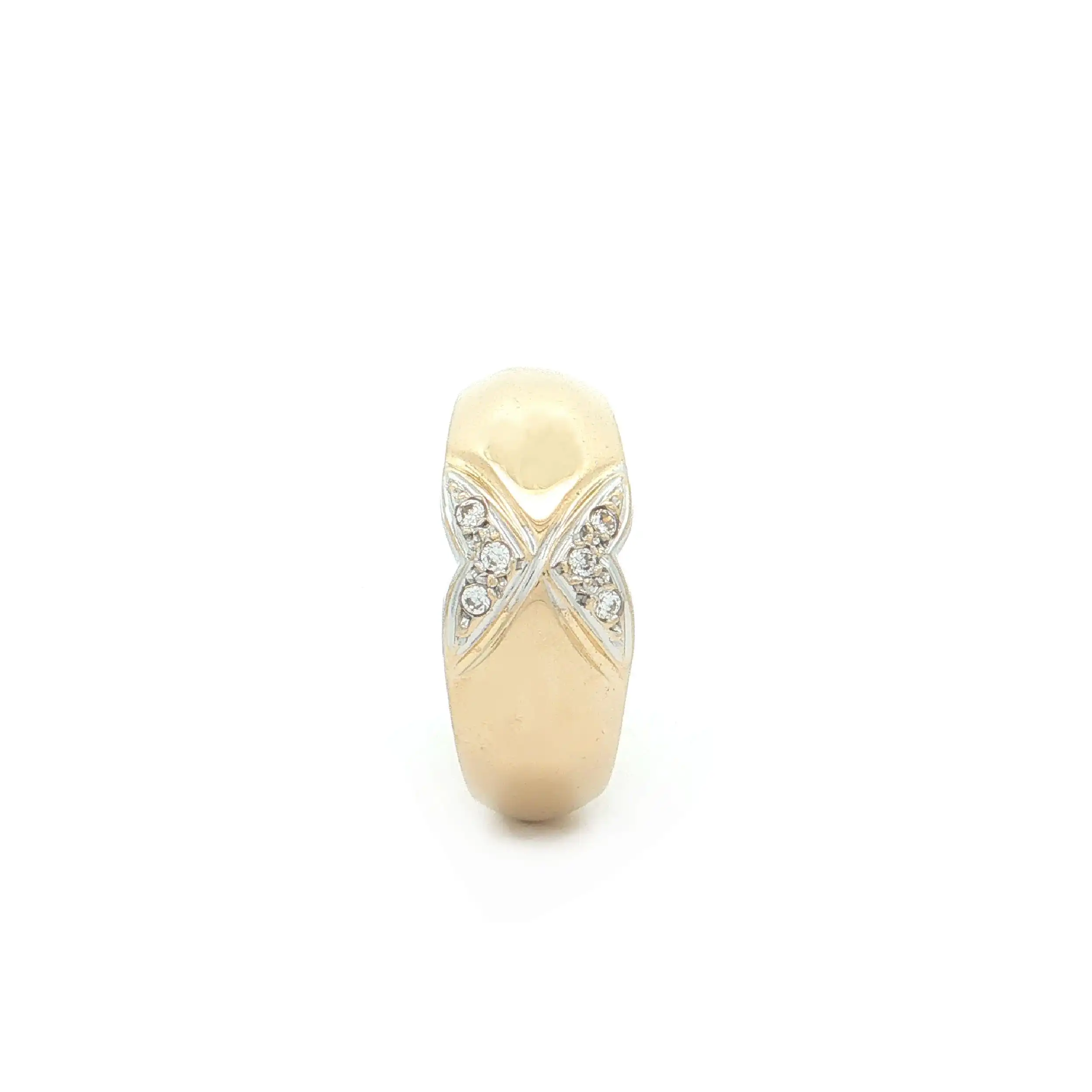 Ring Bicolor mit Zirkonia