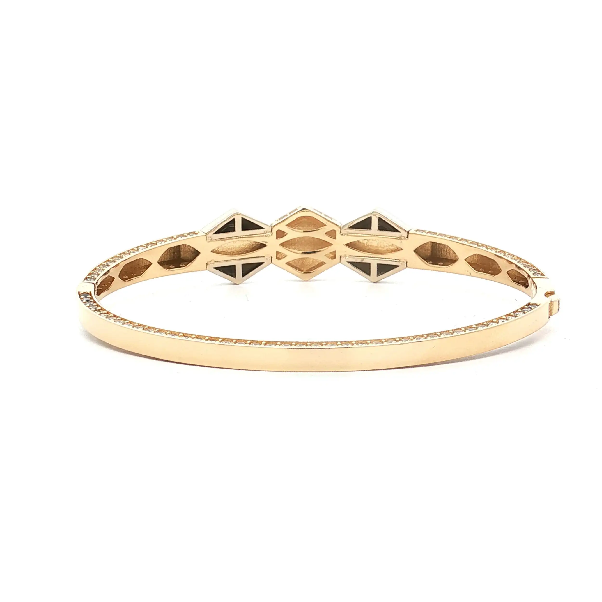 Armreif Bicolor mit Zirkonia Armreif Bicolor mit Zirkonia