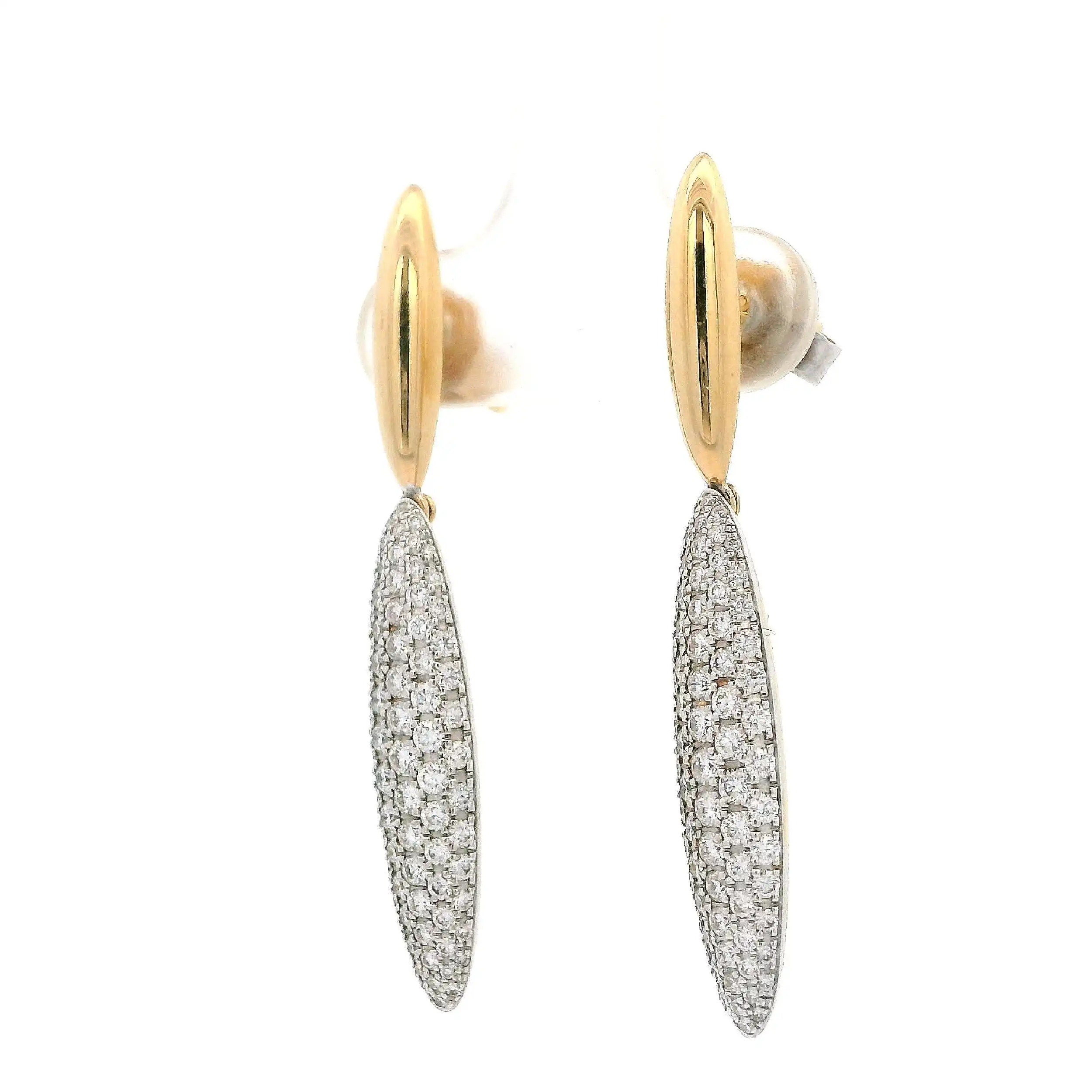 Ohrstecker Bicolor Sensual Cocoon Wempe by Kim mit Brillanten Ohrstecker Bicolor Sensual Cocoon Wempe by Kim mit Brillanten