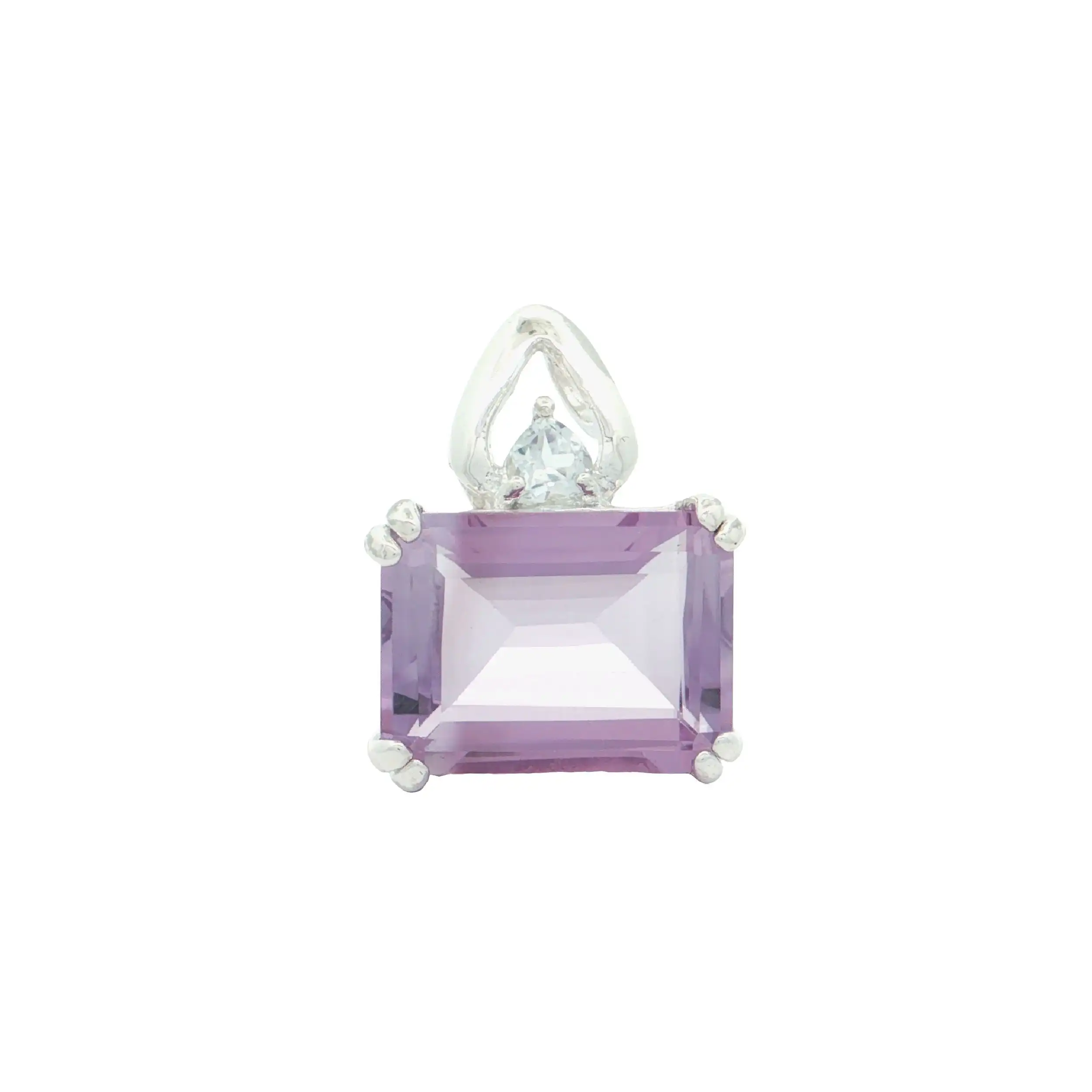 Anhänger Silber mit Amethyst und Zirkonia
