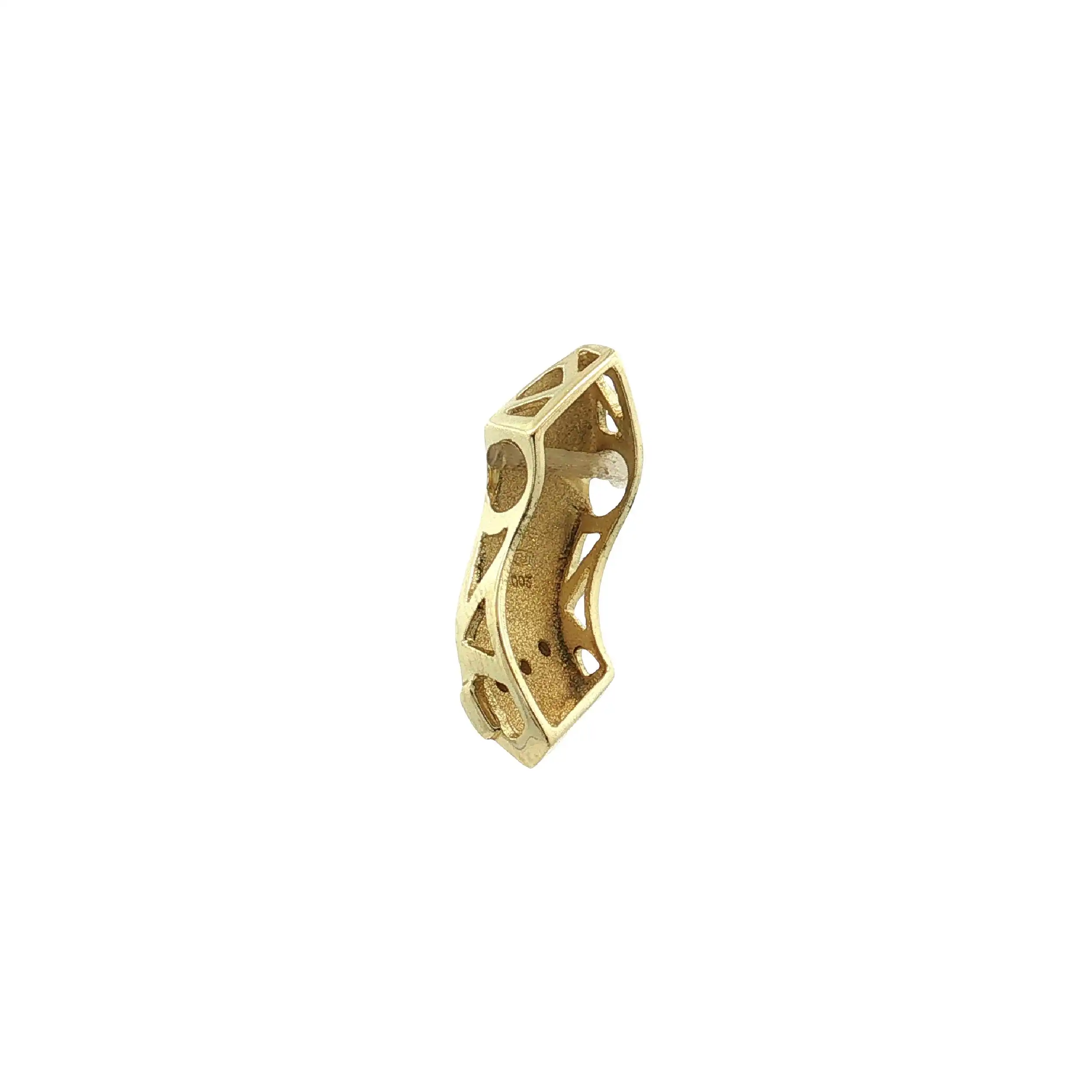 Anhänger Bicolor mit Brillanten, gravuert mit 0,03ct Anhänger Bicolor mit Brillanten, gravuert mit 0,03ct