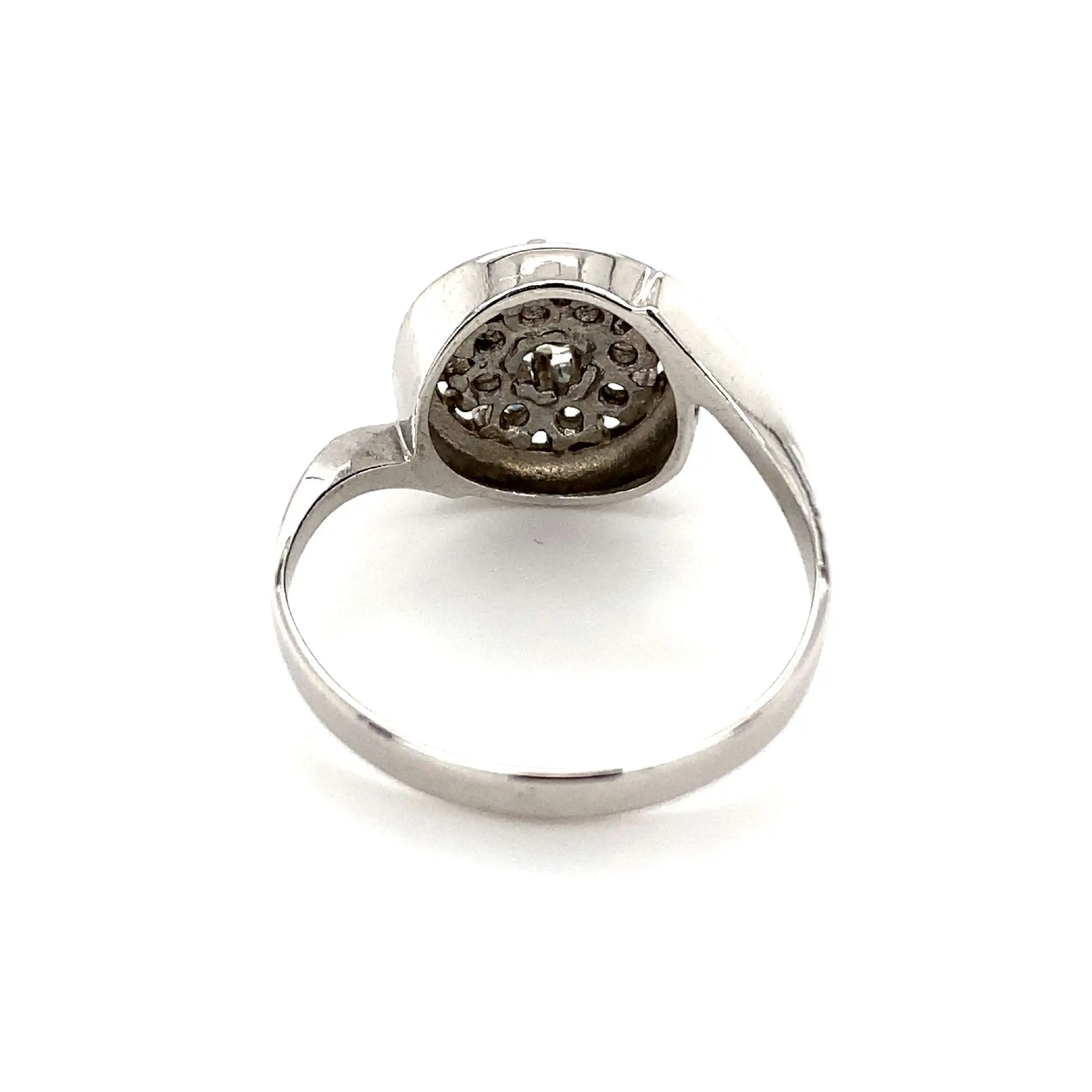 Ring Weißgold mit Brillanten Ring Weißgold mit Brillanten