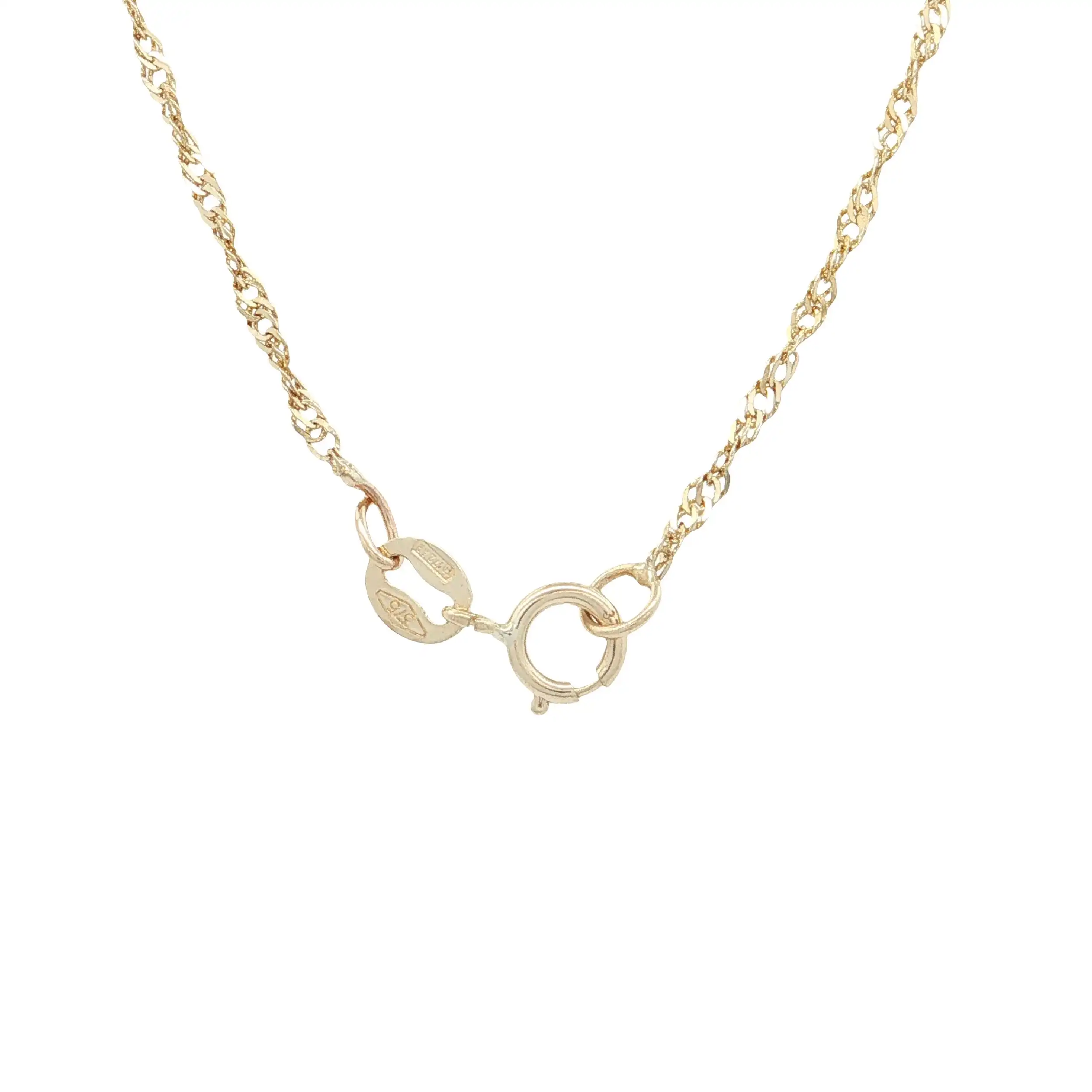 Kette Gelbgold mit Kreuzanhänger