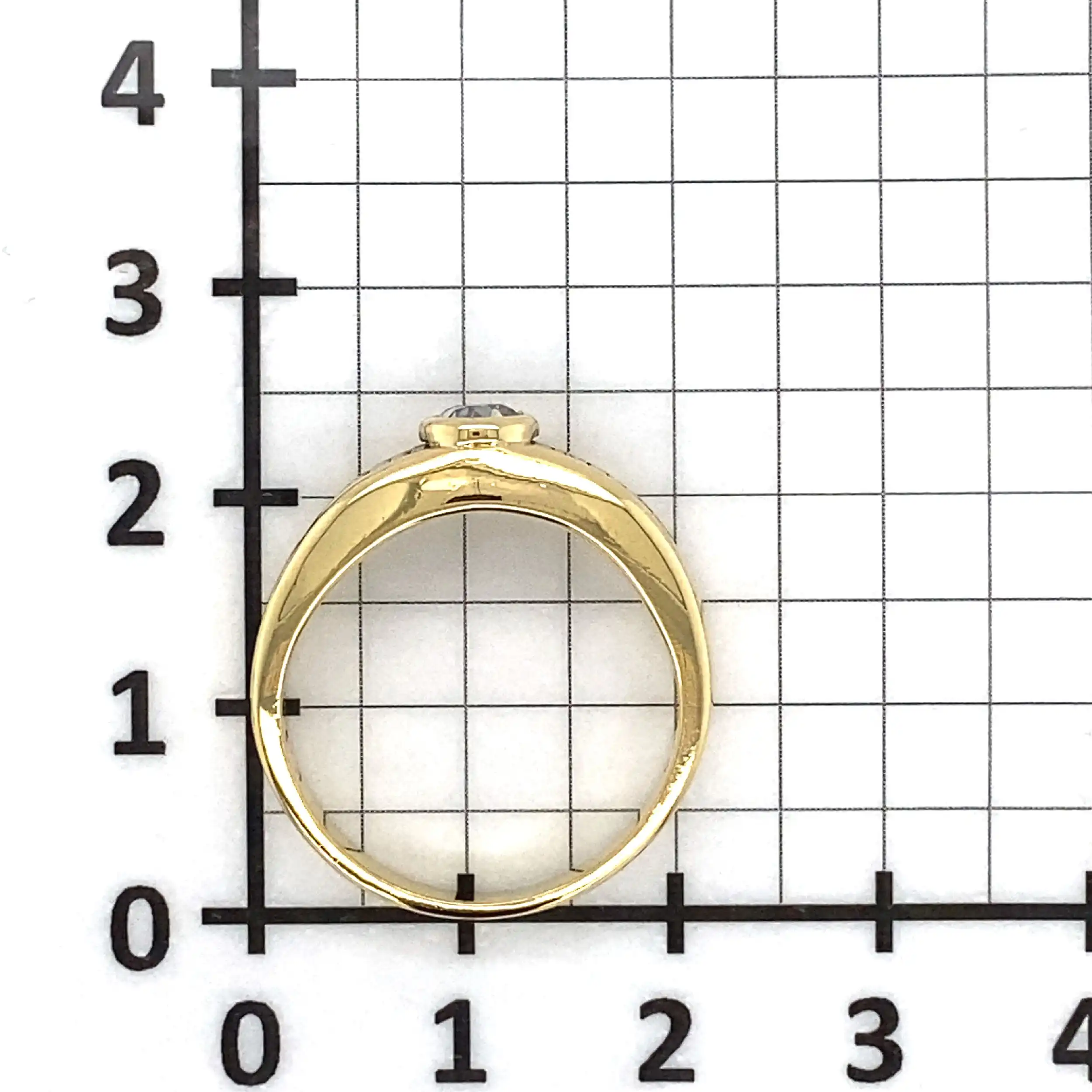 Ring Gelbgold mit Brillant und Diamanten Ring Gelbgold mit Brillant und Diamanten