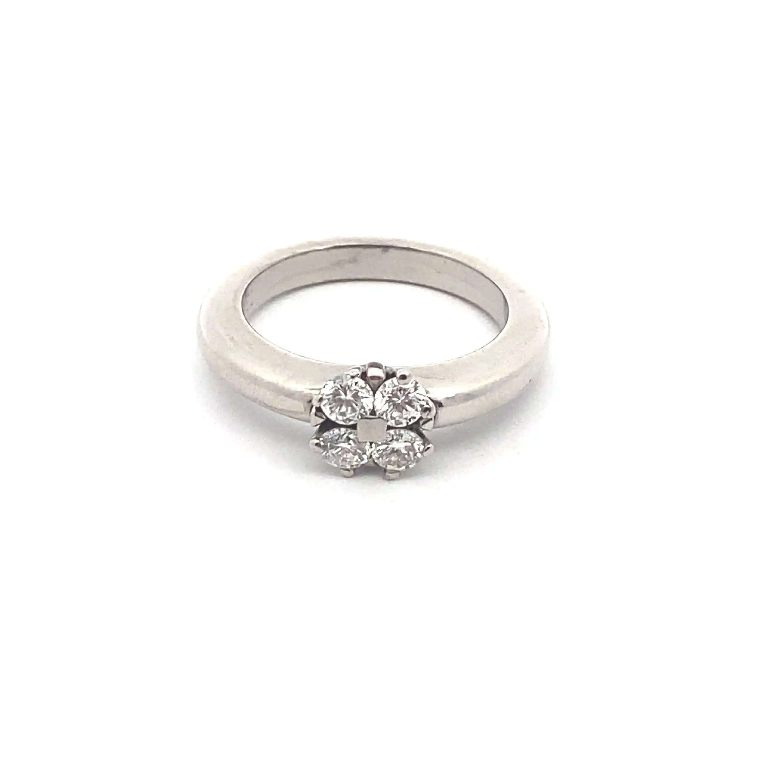 Ring Weißgold mit Brillanten Ring Weißgold mit Brillanten