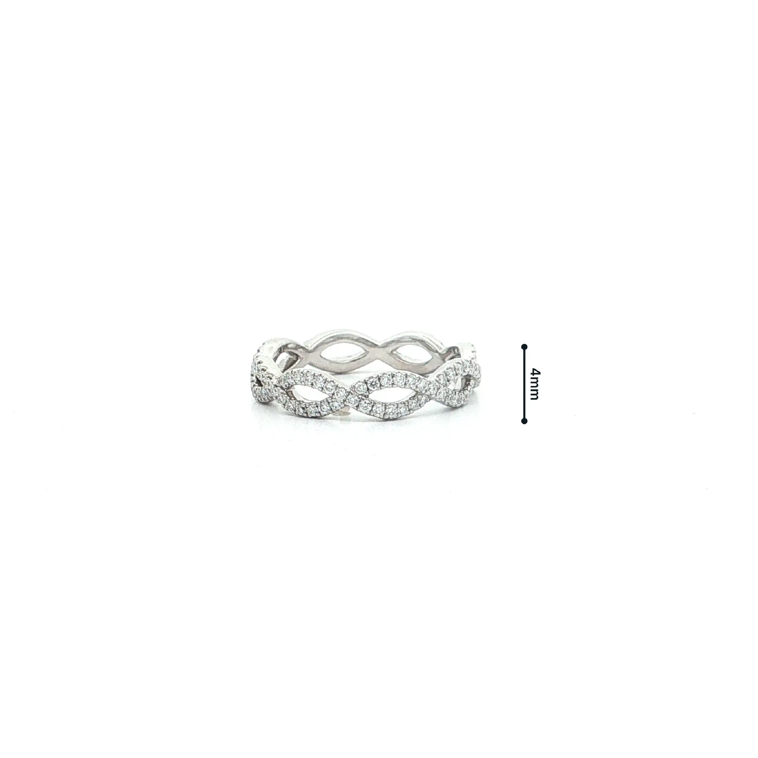 Ring Weißgold mit Brillanten 0,56ct. TW/VSI Ring Weißgold mit Brillanten 0,56ct. TW/VSI