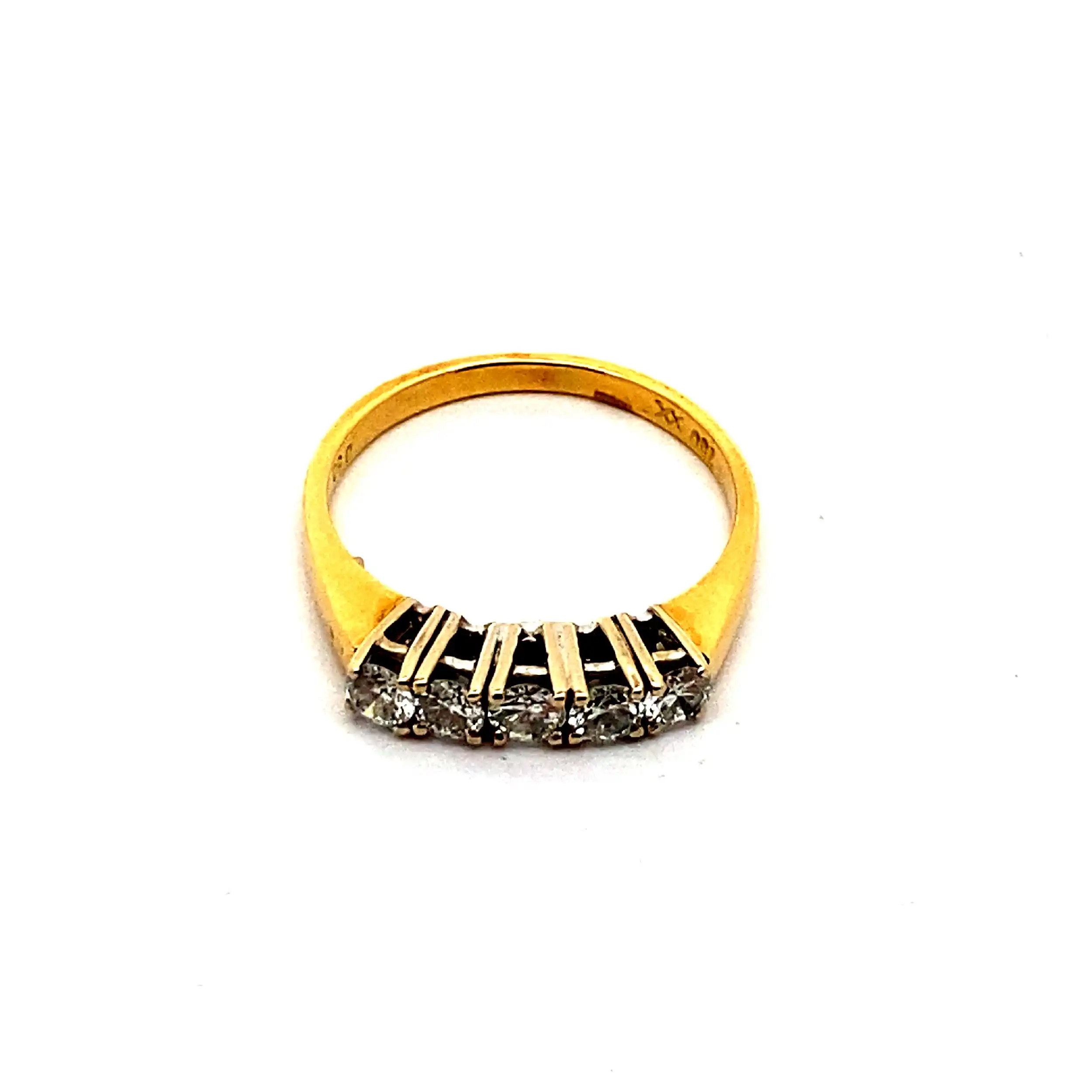 Ring Bicolor mit Brillanten