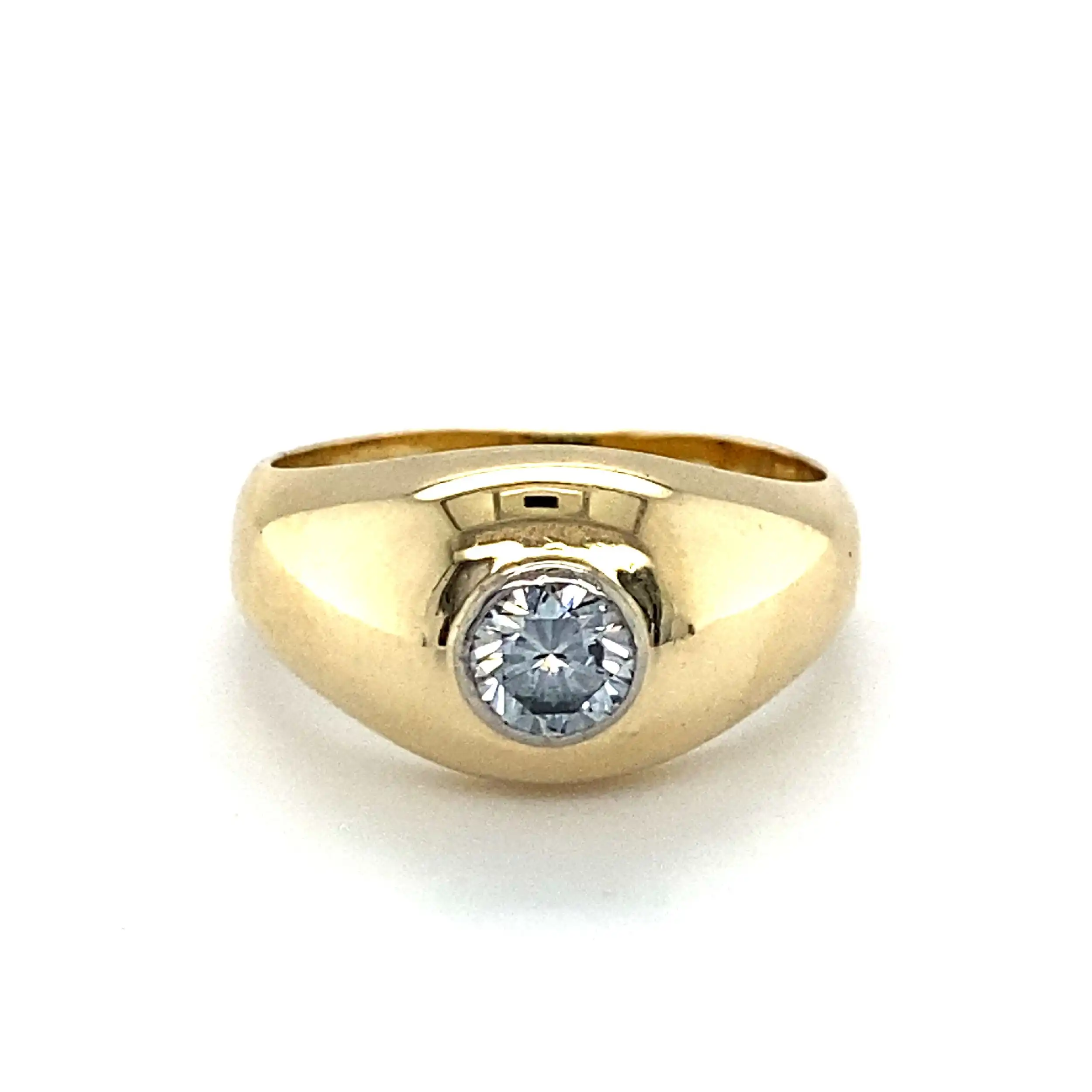 Ring Gelbgold mit Brillant Ring Gelbgold mit Brillant