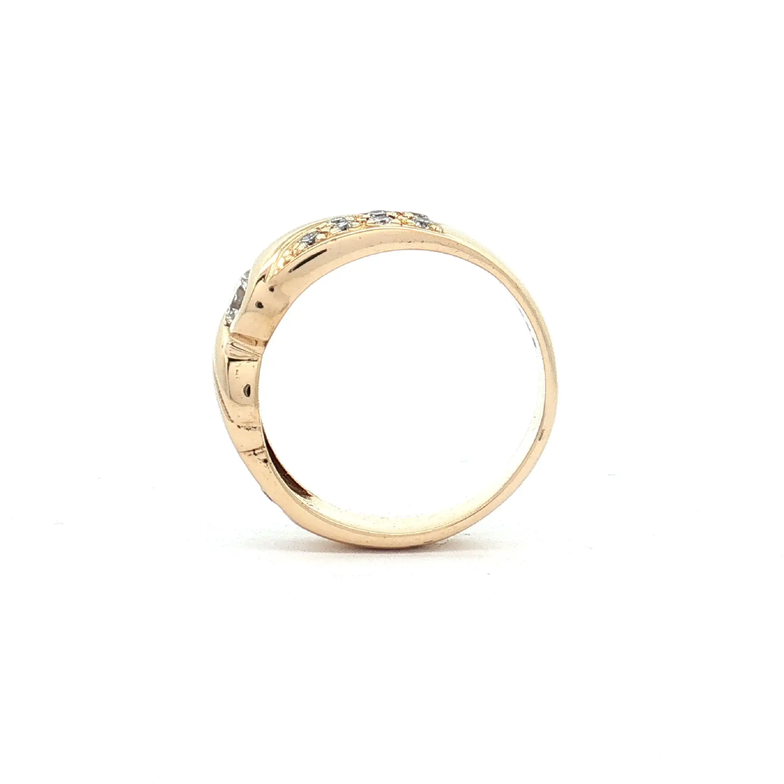 Ring Gelbgold mit Brillanten