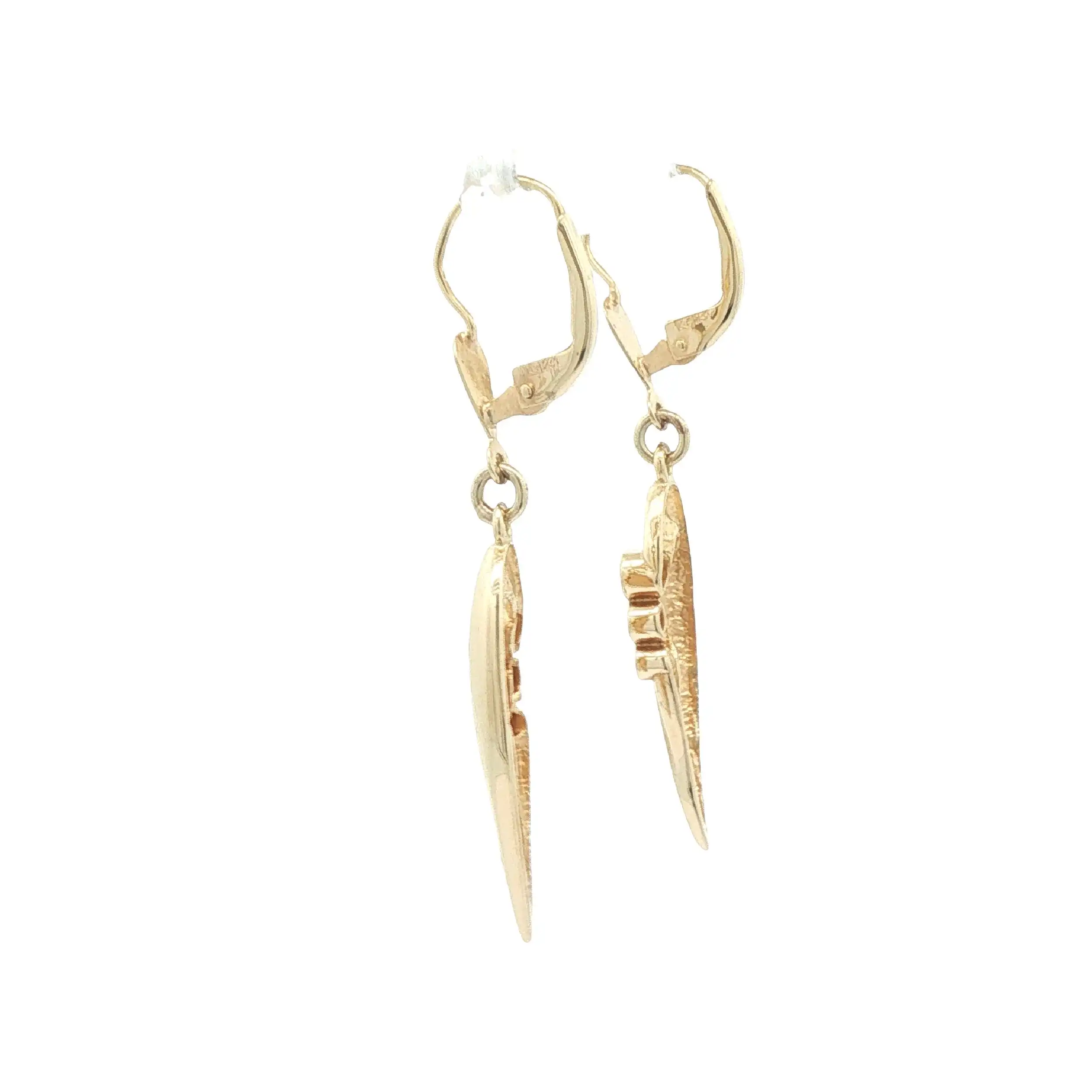 Ohrhänger Gelbgold mit Zirkonia