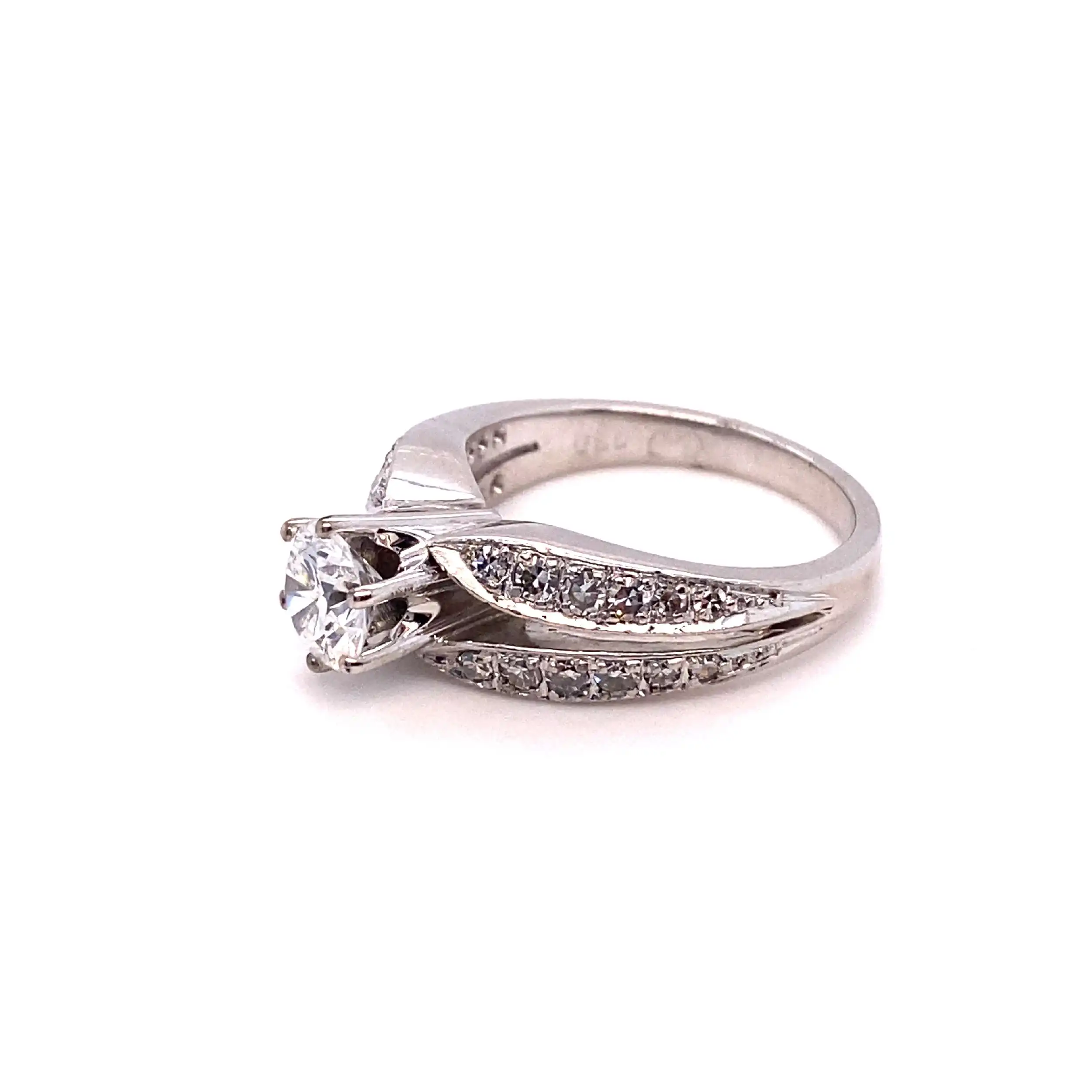 Ring Weißgold mit Brillanten Ring Weißgold mit Brillanten