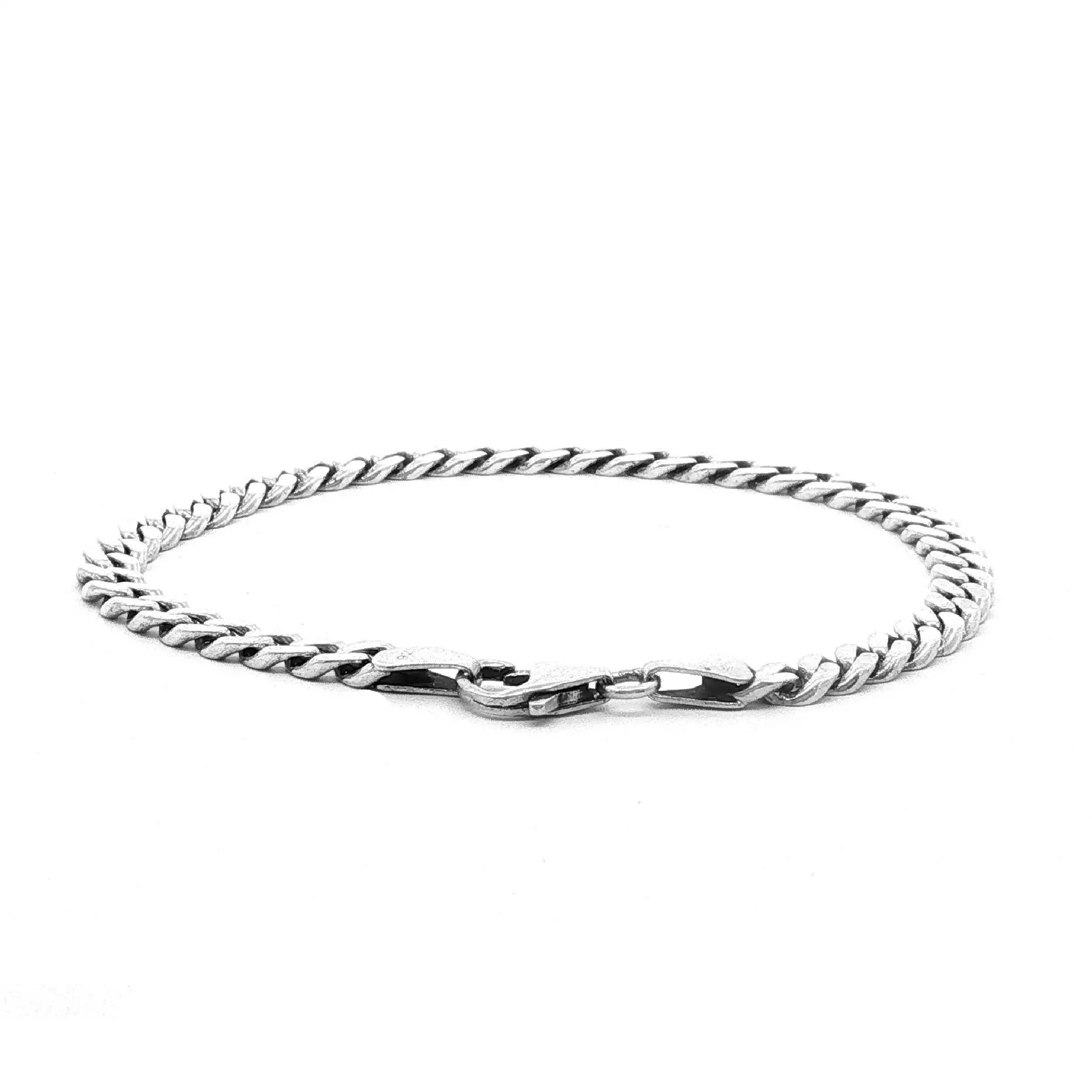 Panzerarmband Silber