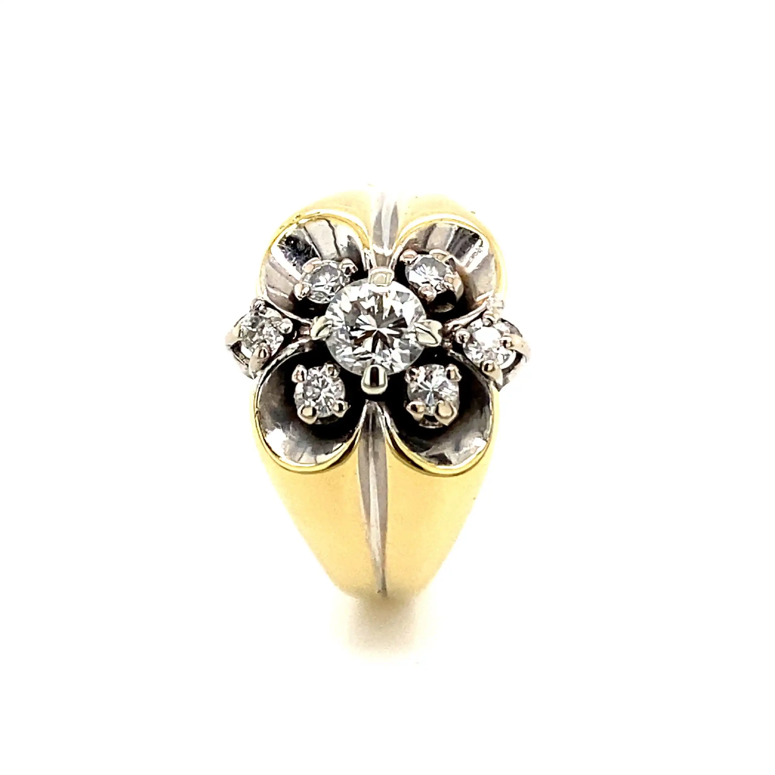 Ring Bicolor mit Brillanten Ring Bicolor mit Brillanten