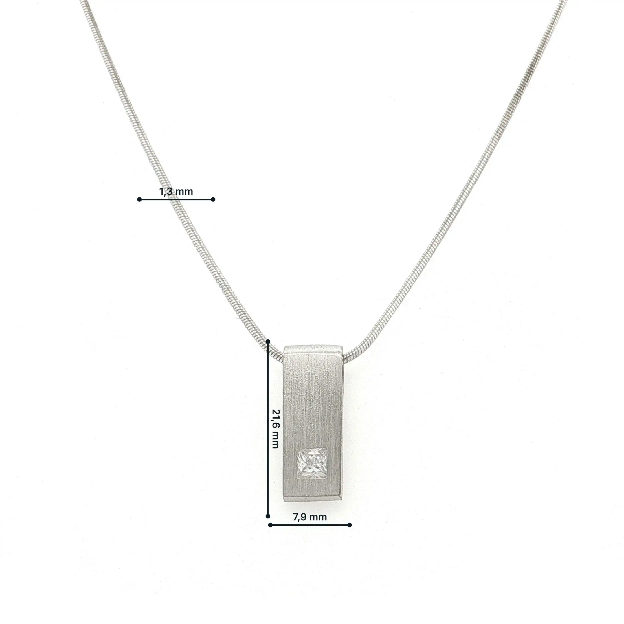 Kette mit Anhänger Zirkonia Kette mit Anhänger Zirkonia