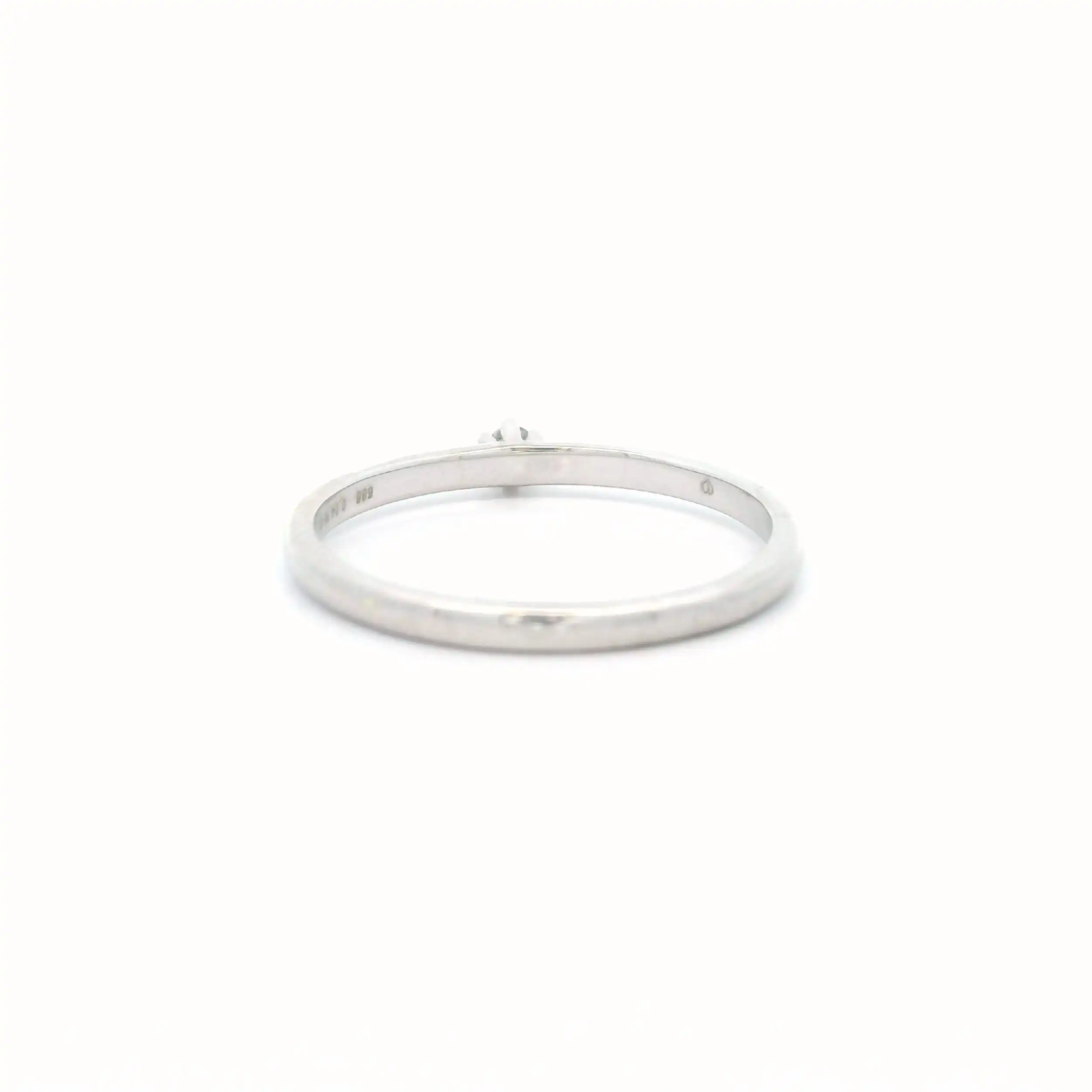 Ring Weißgold mit Brillant Solitär