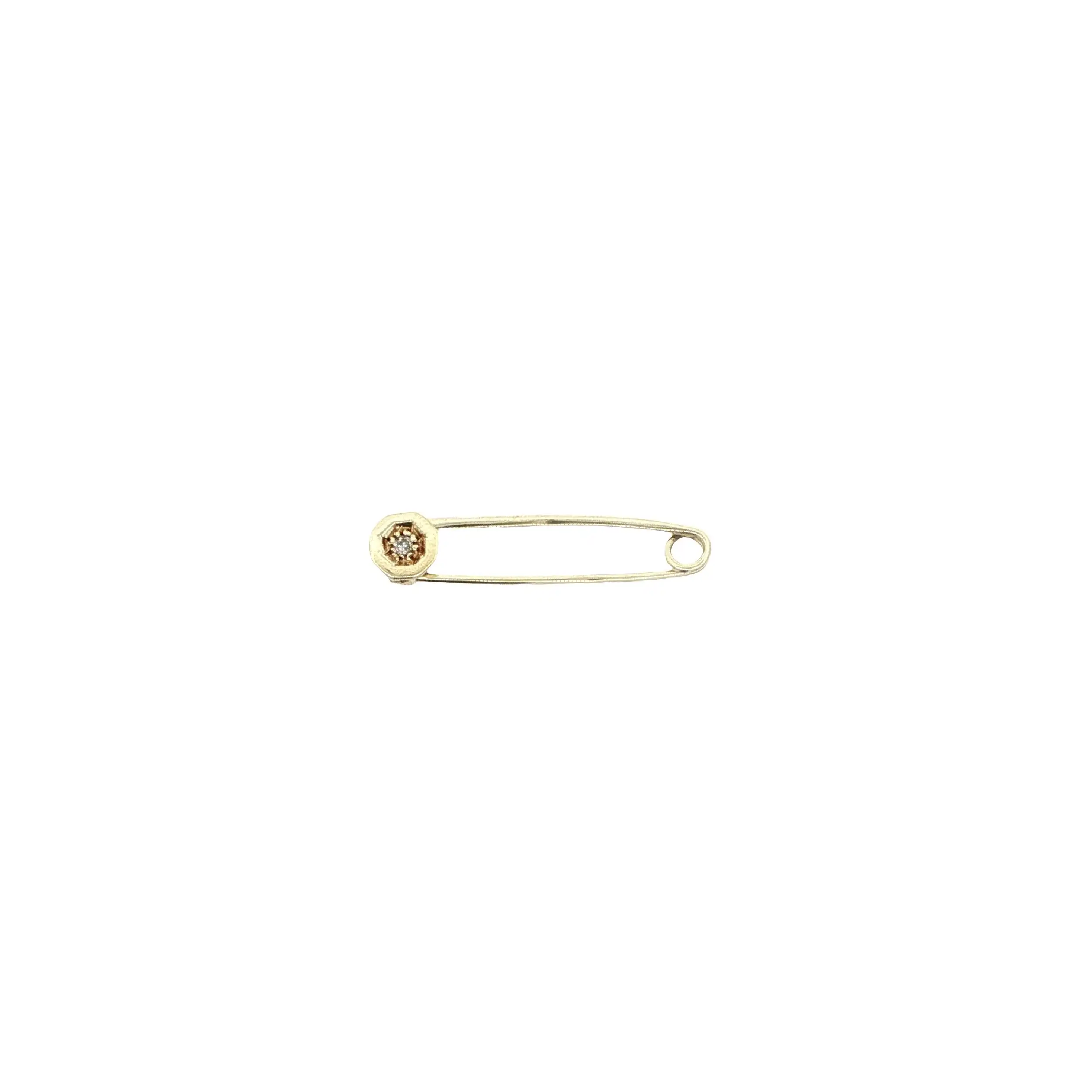 Nadel Gelbgold mit Diamant