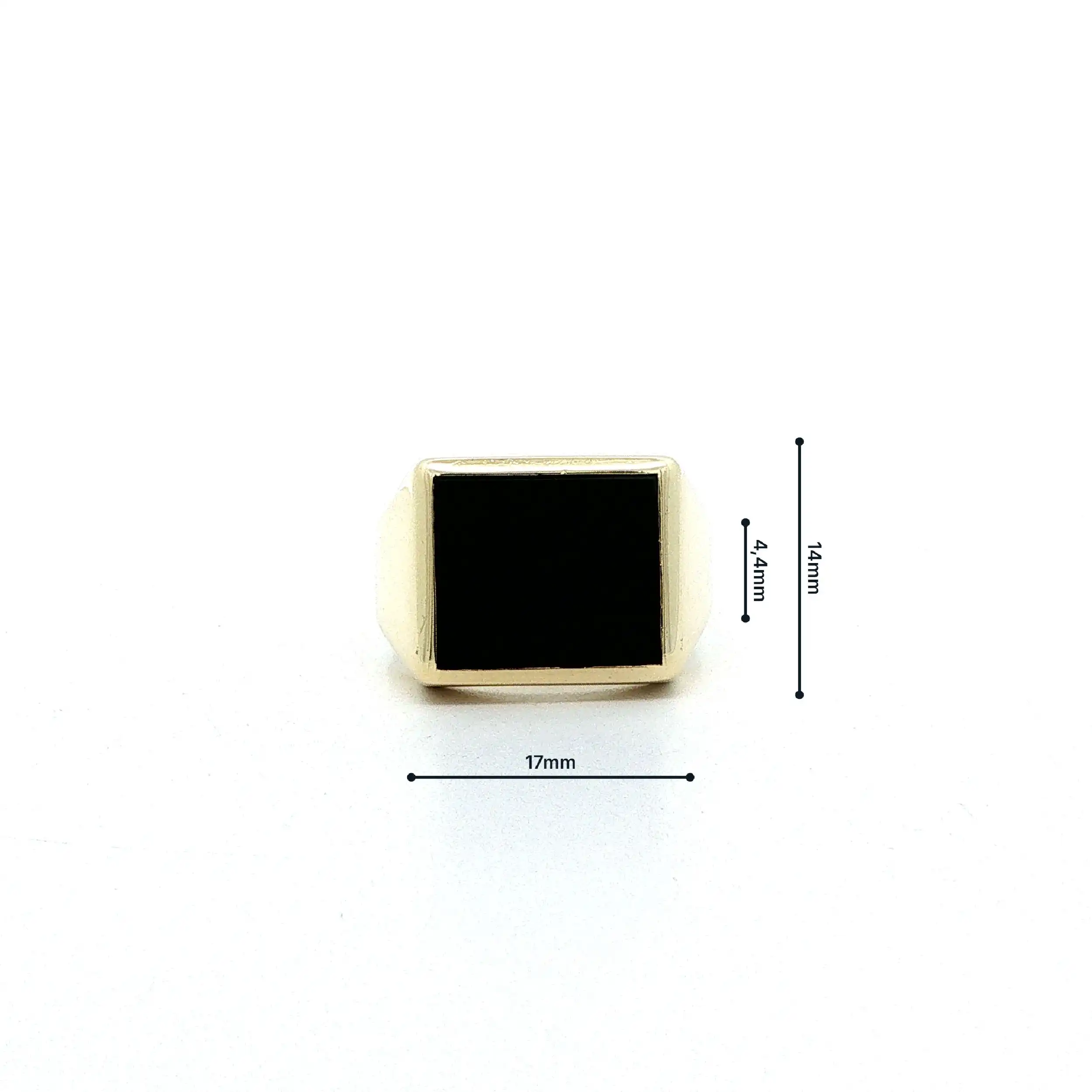 Ring Gelbgold mit Onyx Ring Gelbgold mit Onyx