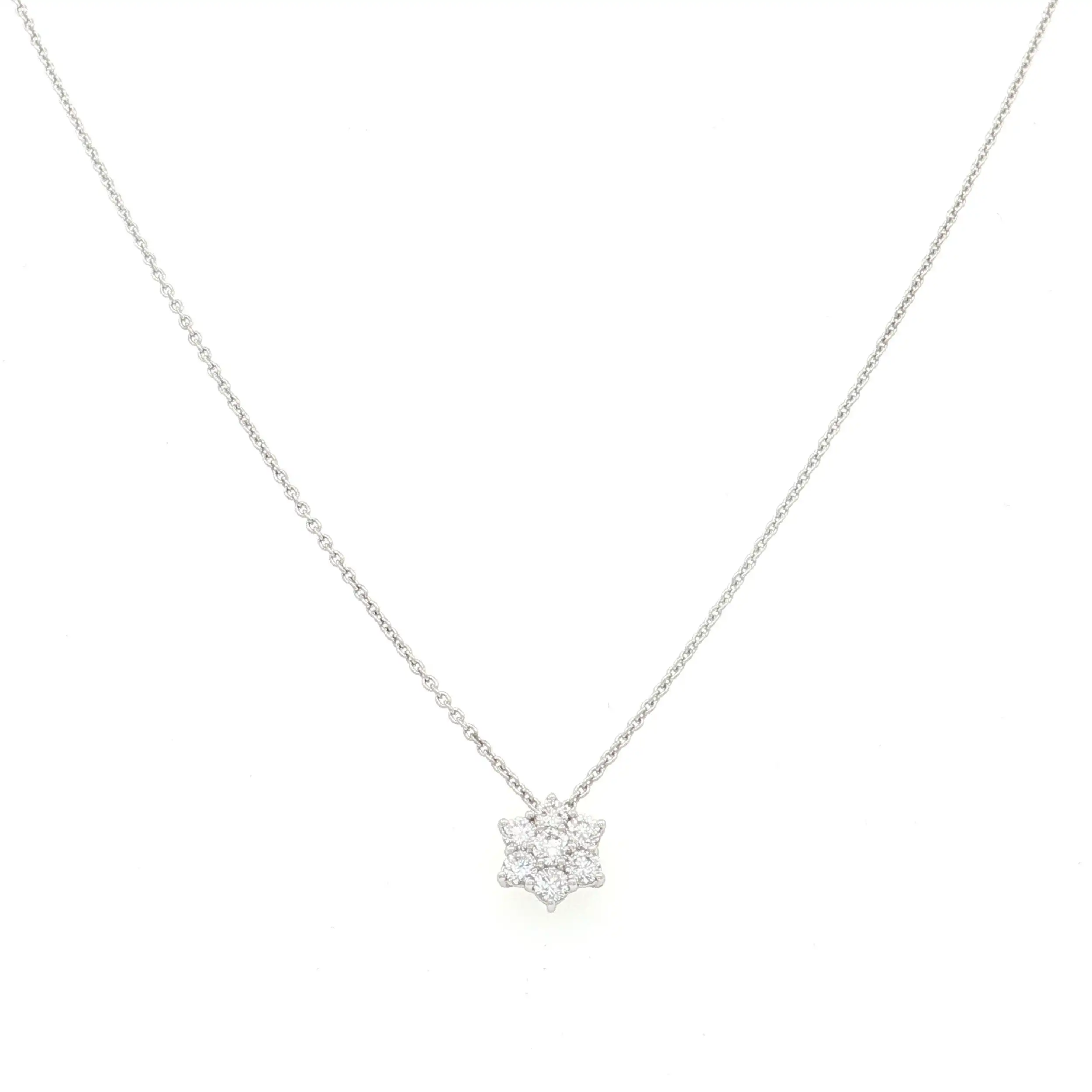 Ankercollier Weißgold mit Brillanten Ankercollier Weißgold mit Brillanten