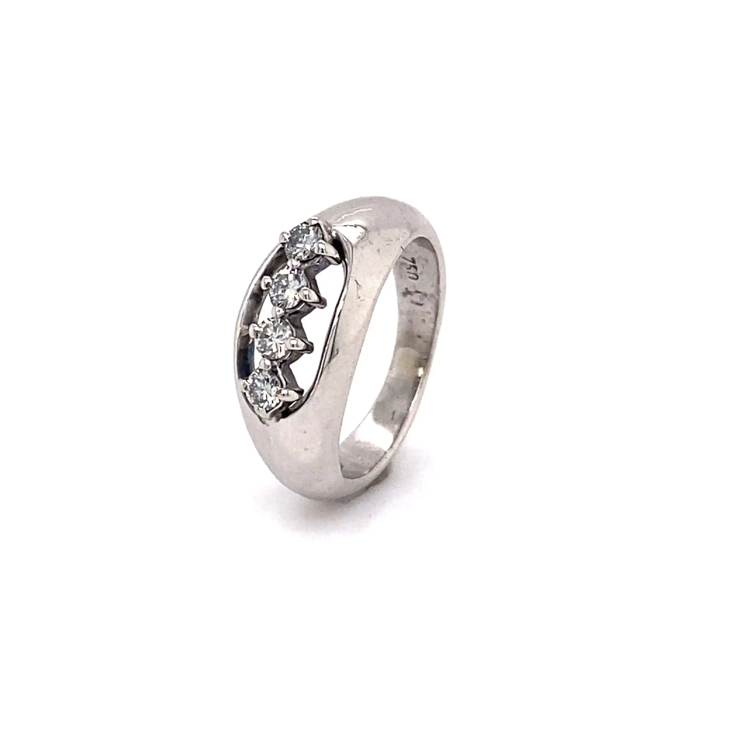 Ring Weißgold mit Brillanten Ring Weißgold mit Brillanten