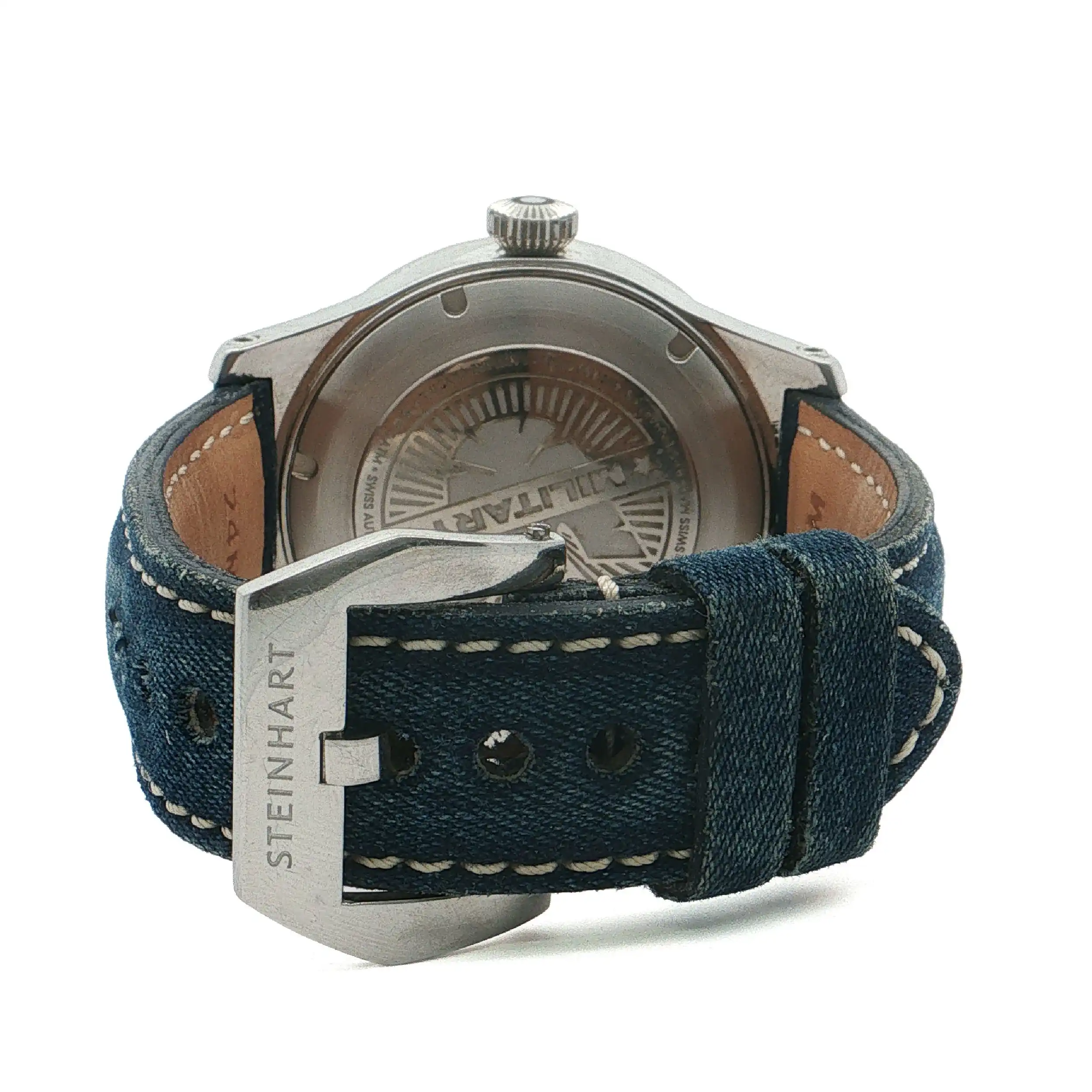 Herrenuhr Steinhart Automatik Military 47 Jeans