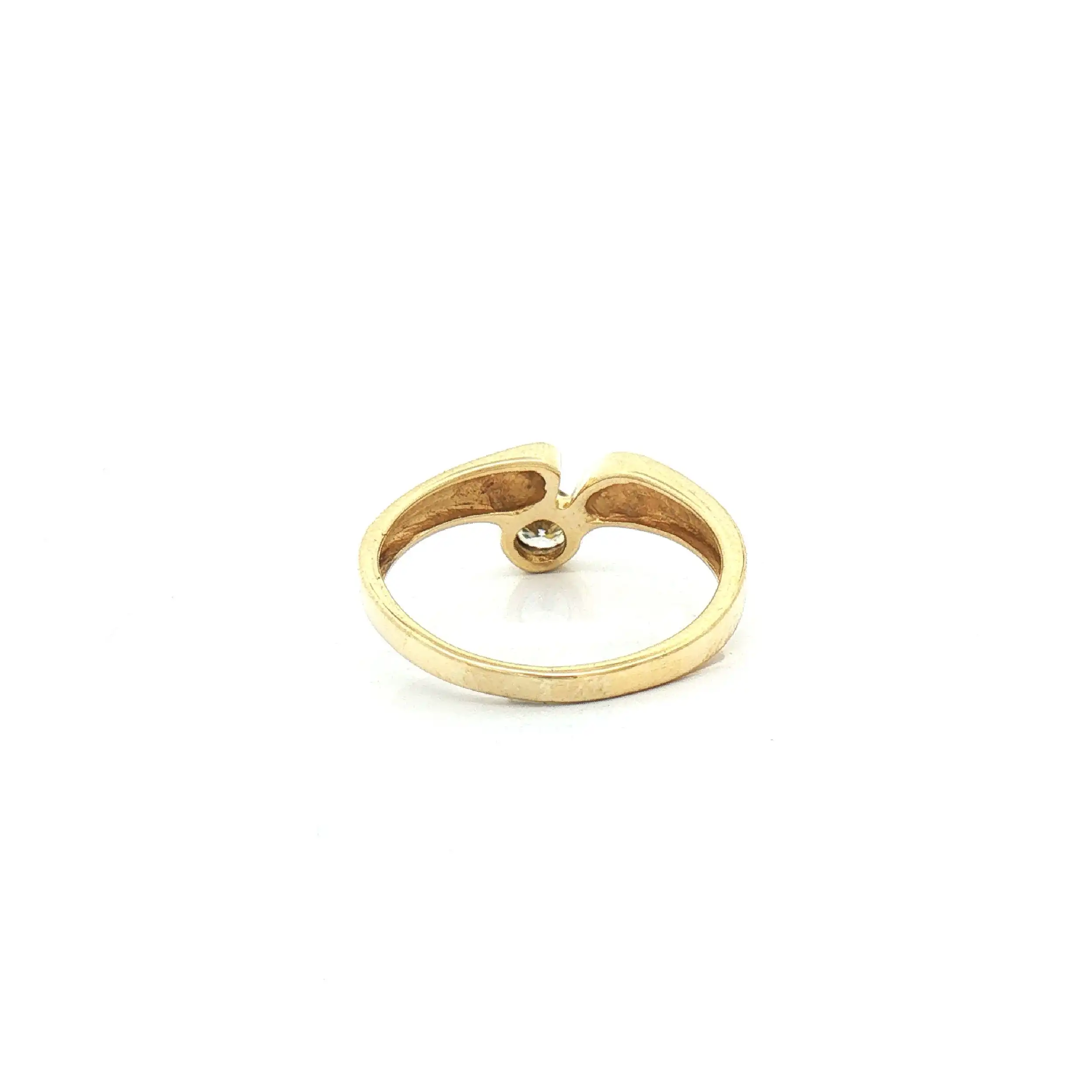 Ring Gelbgold mit Brillant