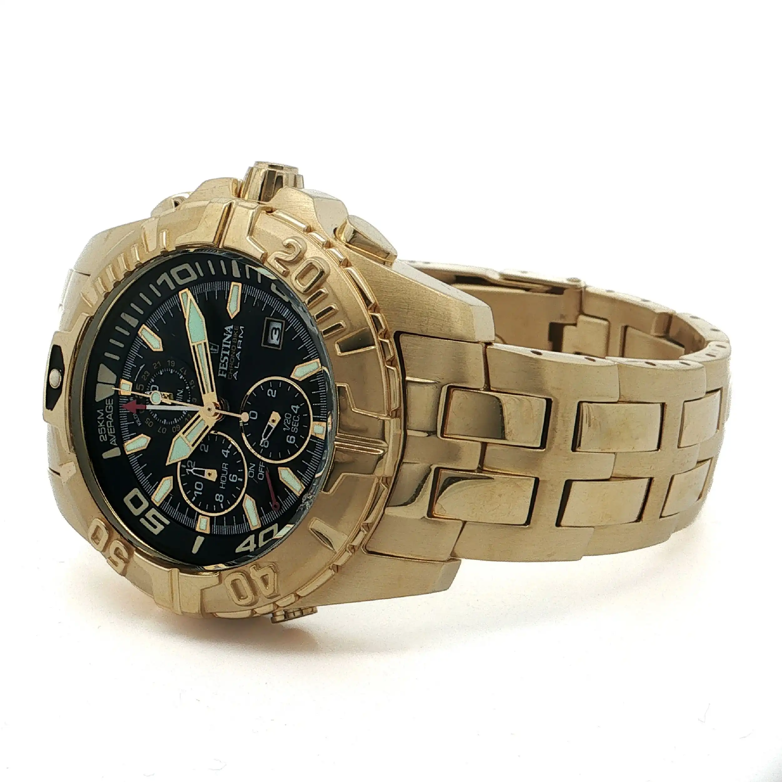 Herrenuhr Festina Sport Chrono Bike vergoldet