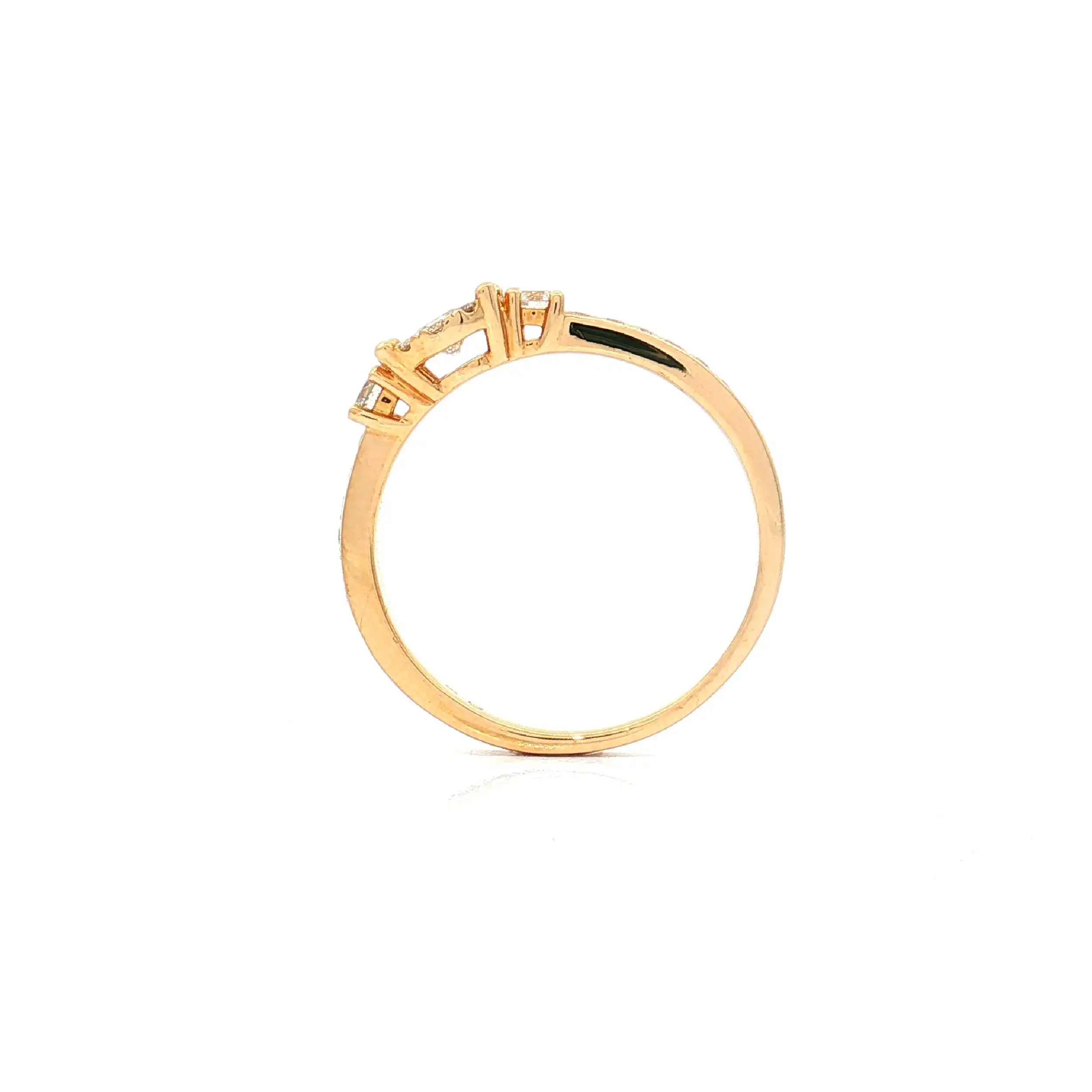 Ring Gelbgold Christ mit Brillanten, graviert mit 0,50ct Ring Gelbgold Christ mit Brillanten, graviert mit 0,50ct