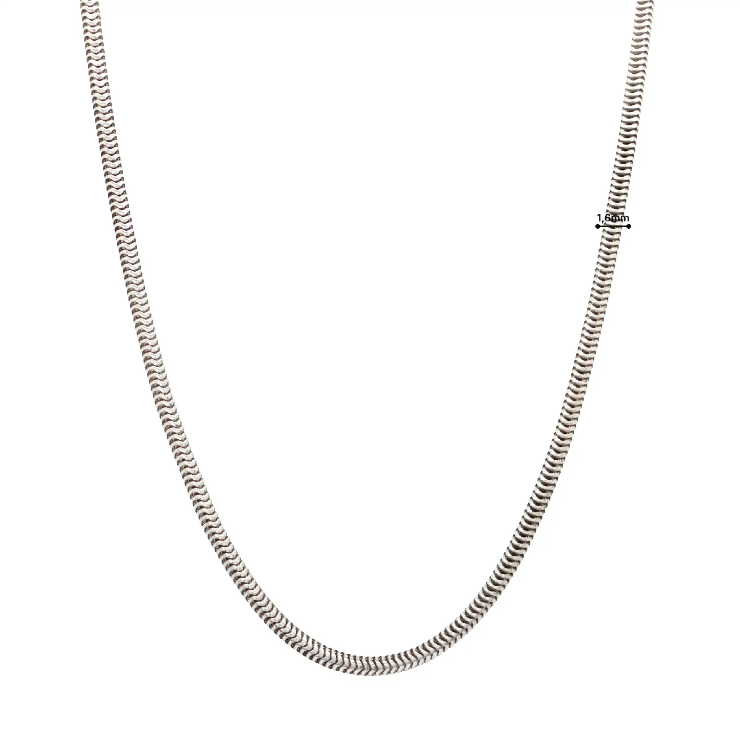 Schlangenkette Silber