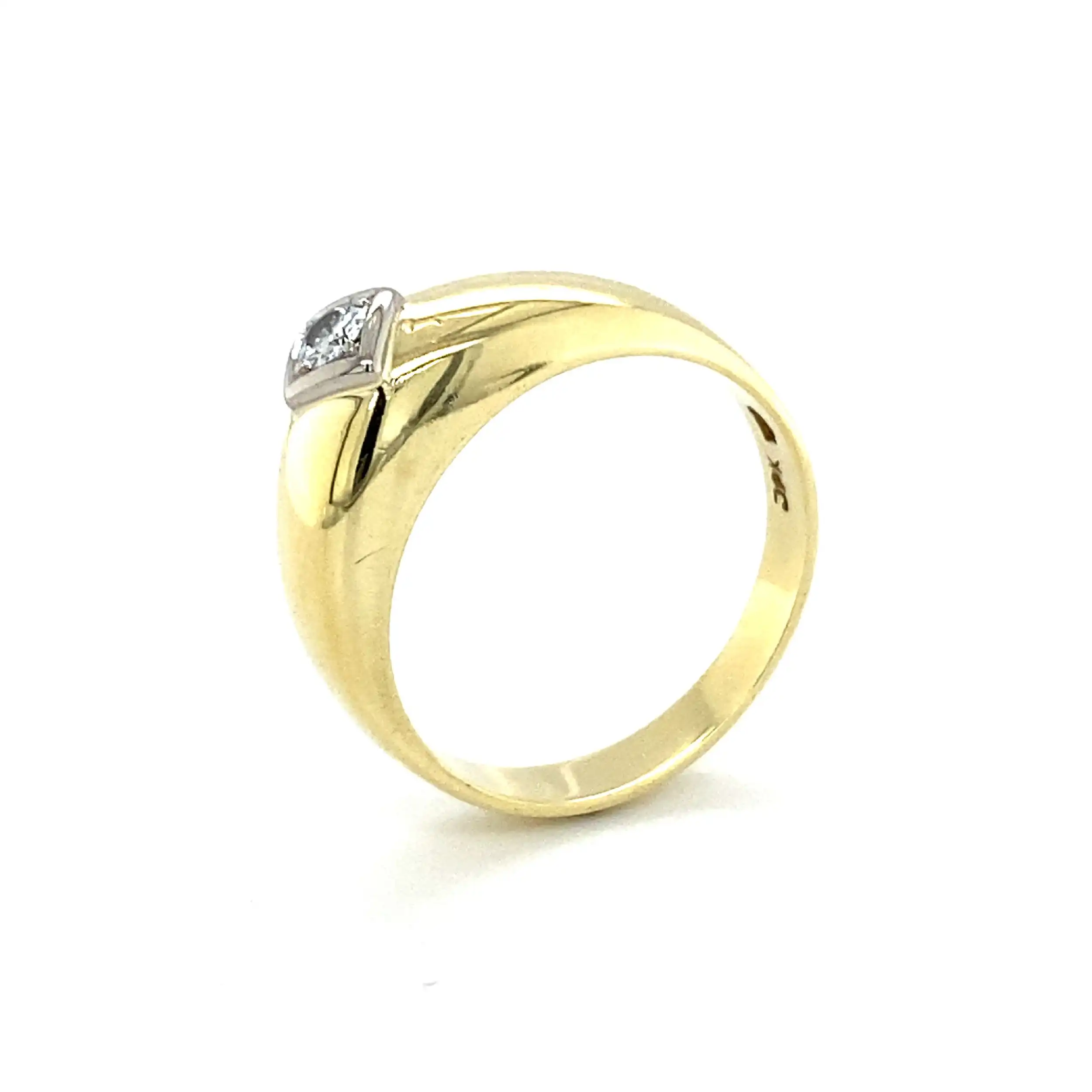 Ring Gelbgold mit Brillant
