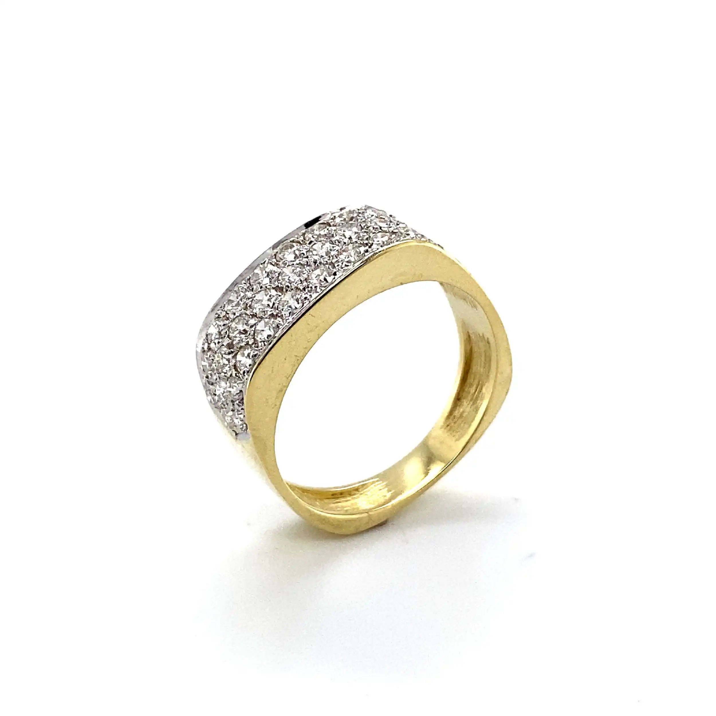 Ring Bicolor mit Brillanten Ring Bicolor mit Brillanten