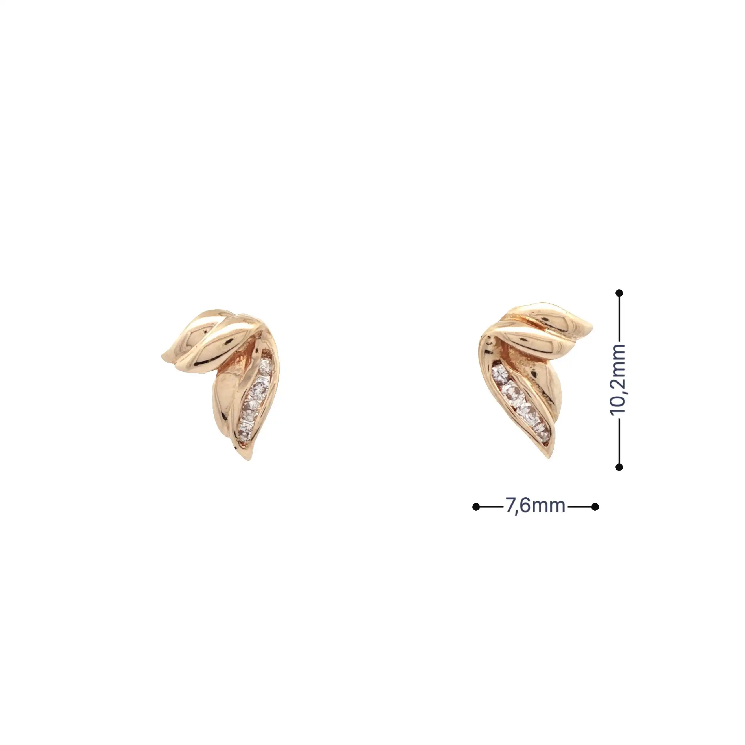 Ohrstecker Gelbgold mit Brillanten Ohrstecker Gelbgold mit Brillanten