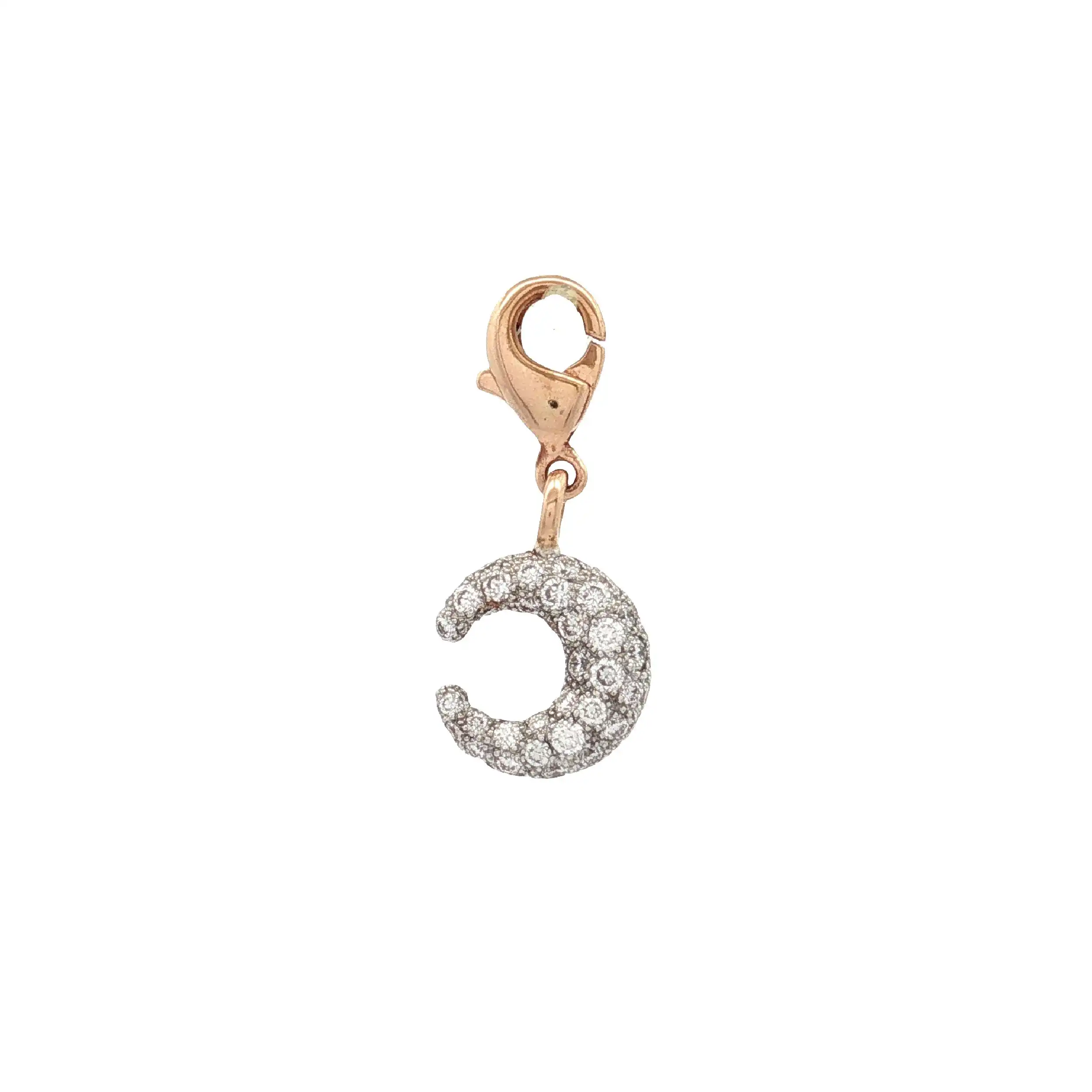 Charm Bicolor Al Coro mit Brillanten Charm Bicolor Al Coro mit Brillanten