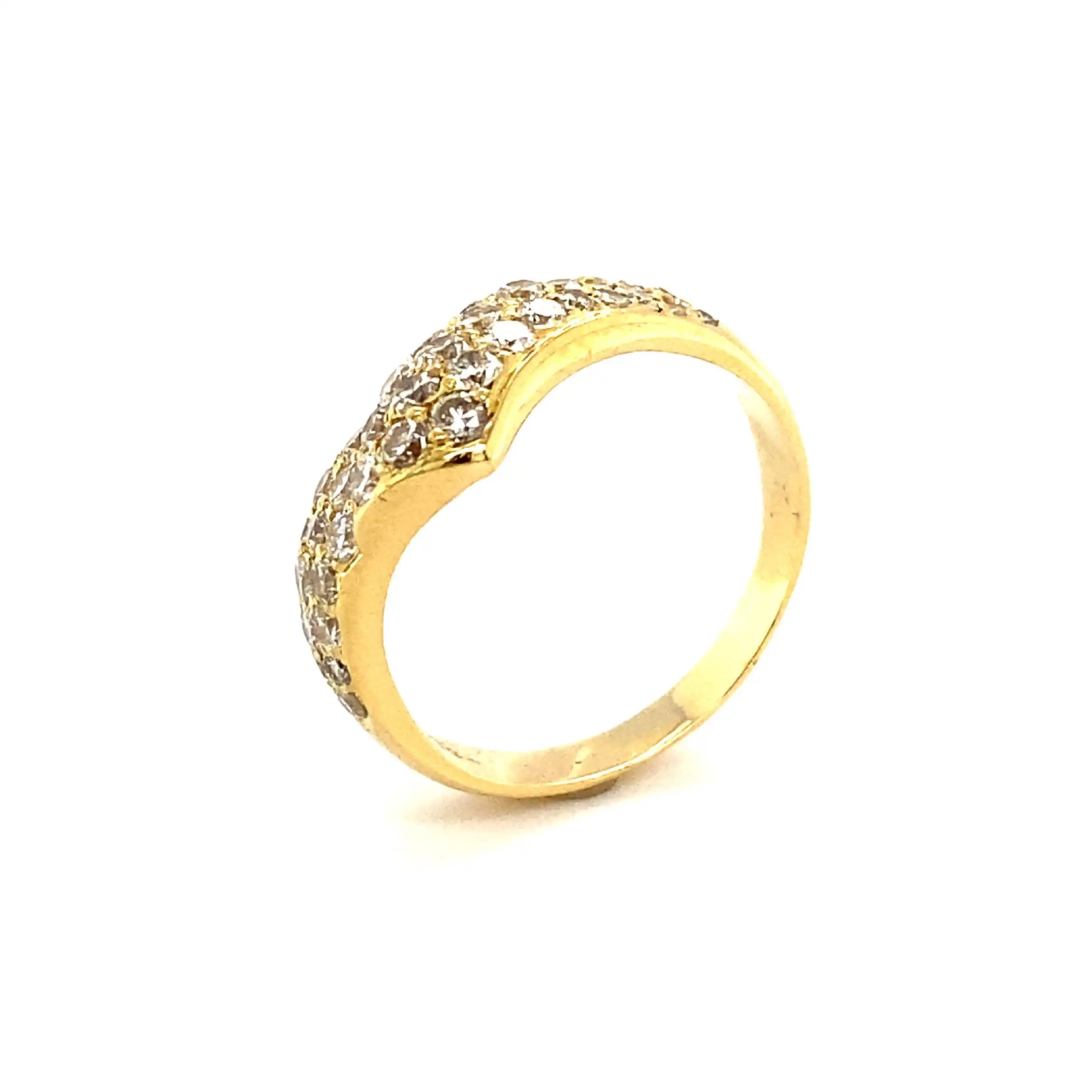 Ring Gelbgold mit Brillanten